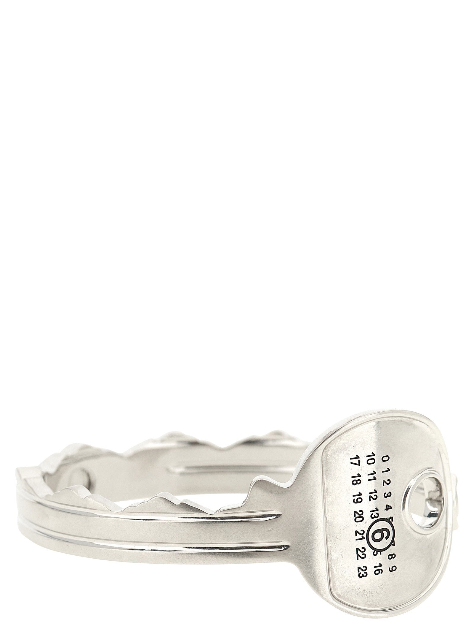 MM6 Maison Margiela Silver Brass Women's Bracelet
