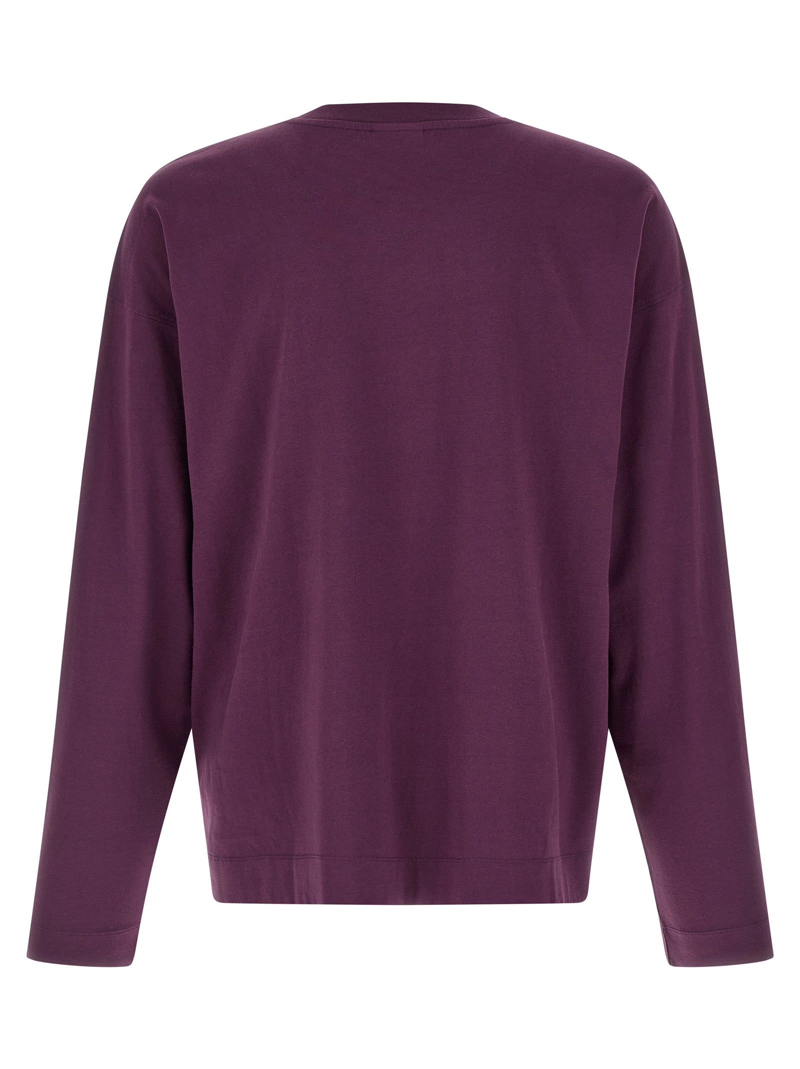 Dries Van Noten Purple Cotton Men's T-Shirt