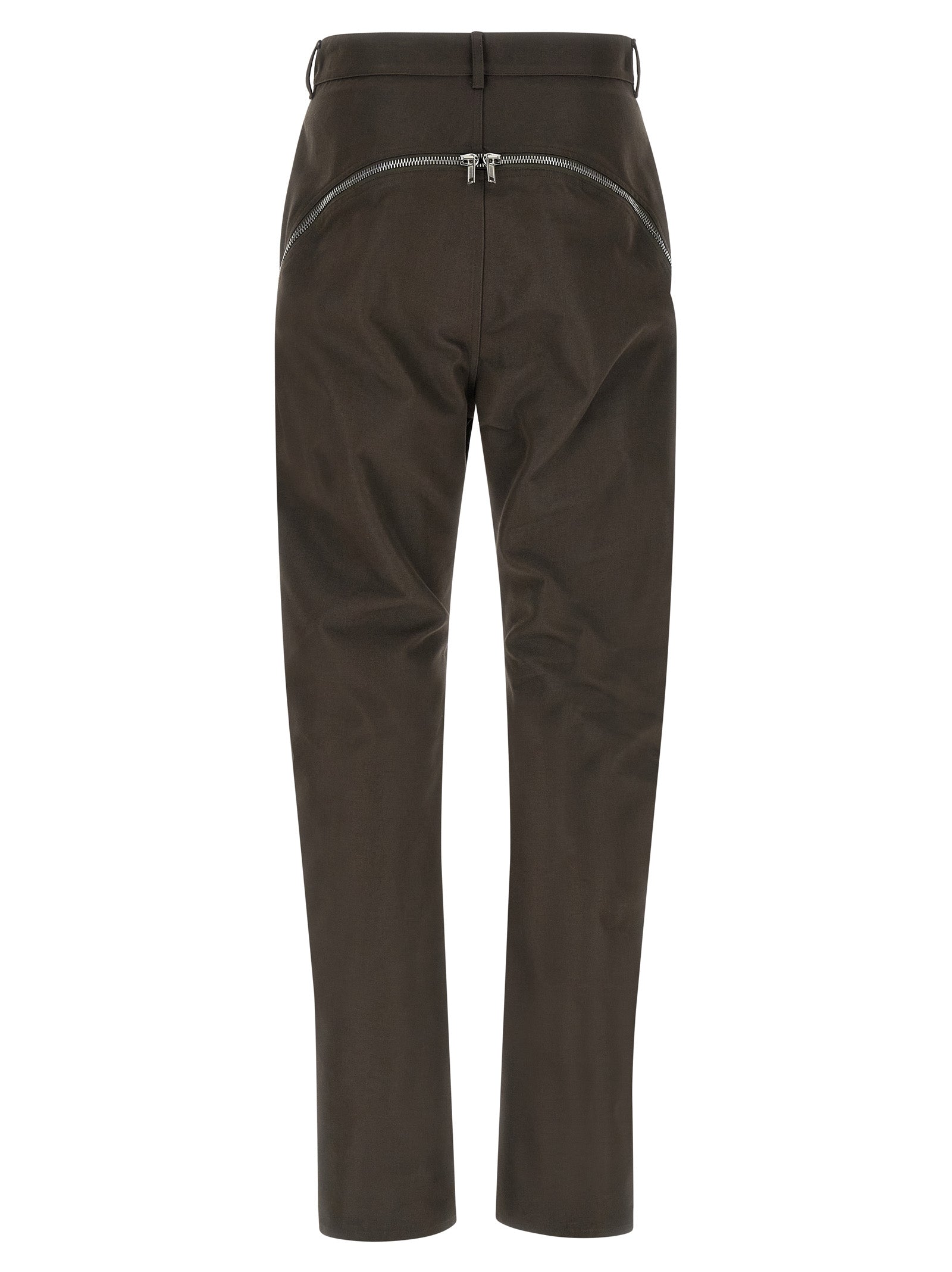 Rick Owens Brown Cotton Casual Men's Pants