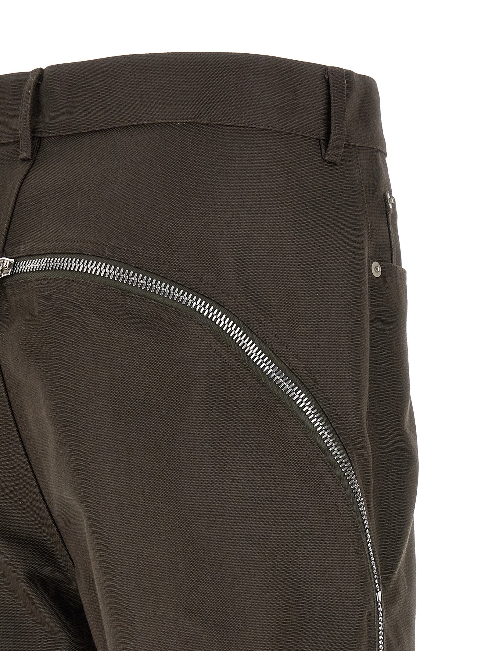Rick Owens Brown Cotton Casual Men's Pants