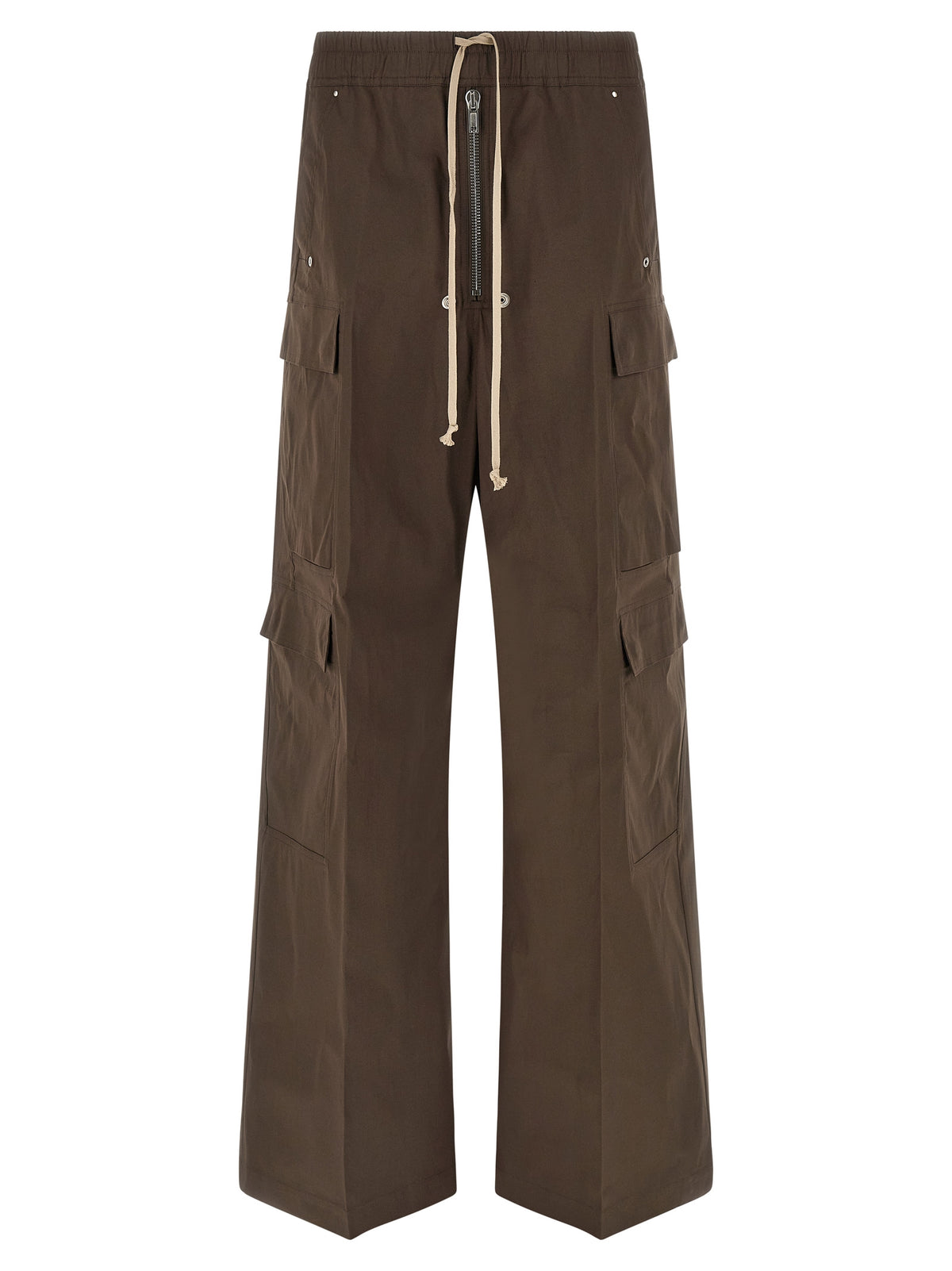 Rick Owens Brown Cotton Cargo Men's Pants