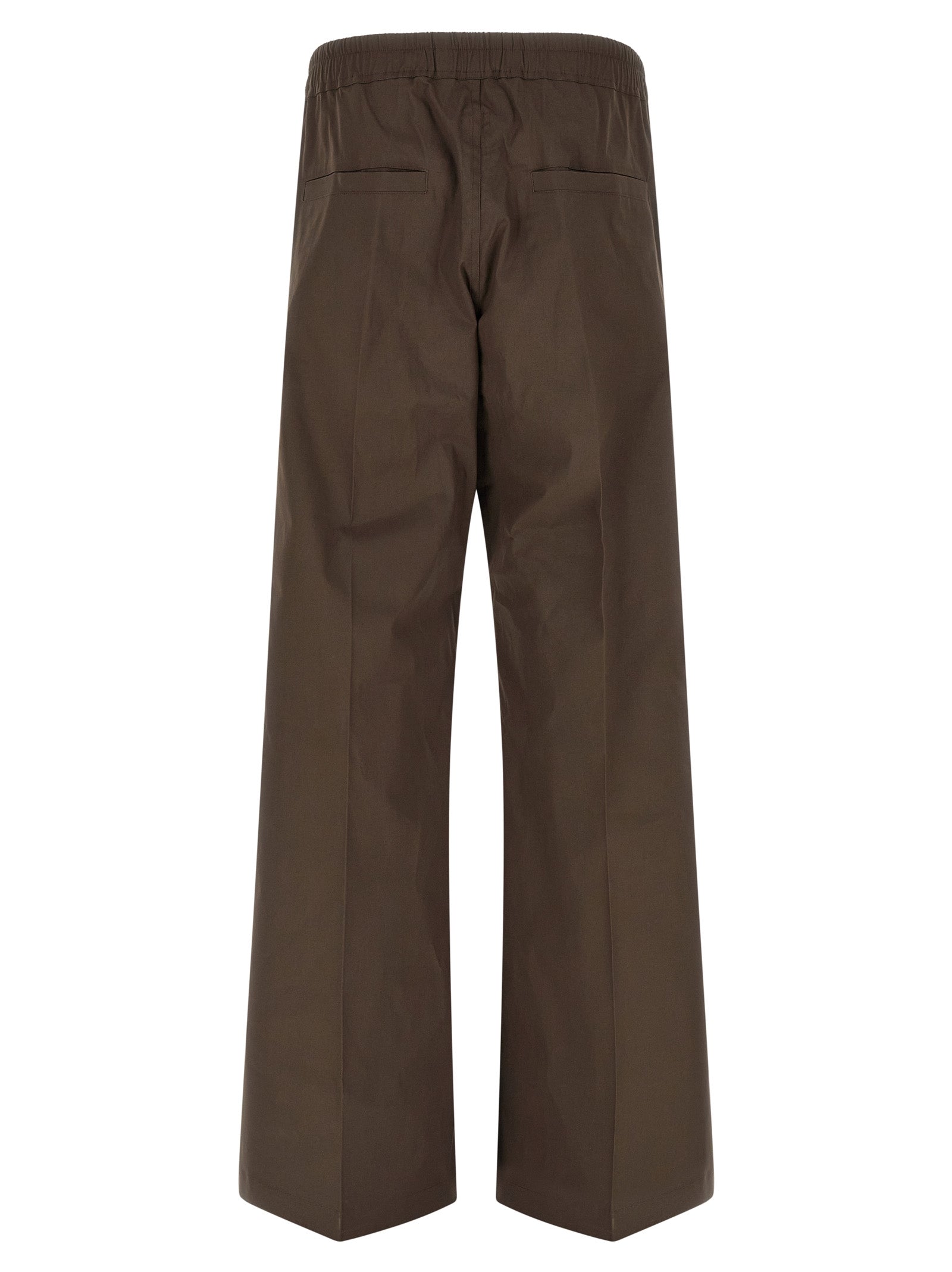 Rick Owens Brown Cotton Cargo Men's Pants
