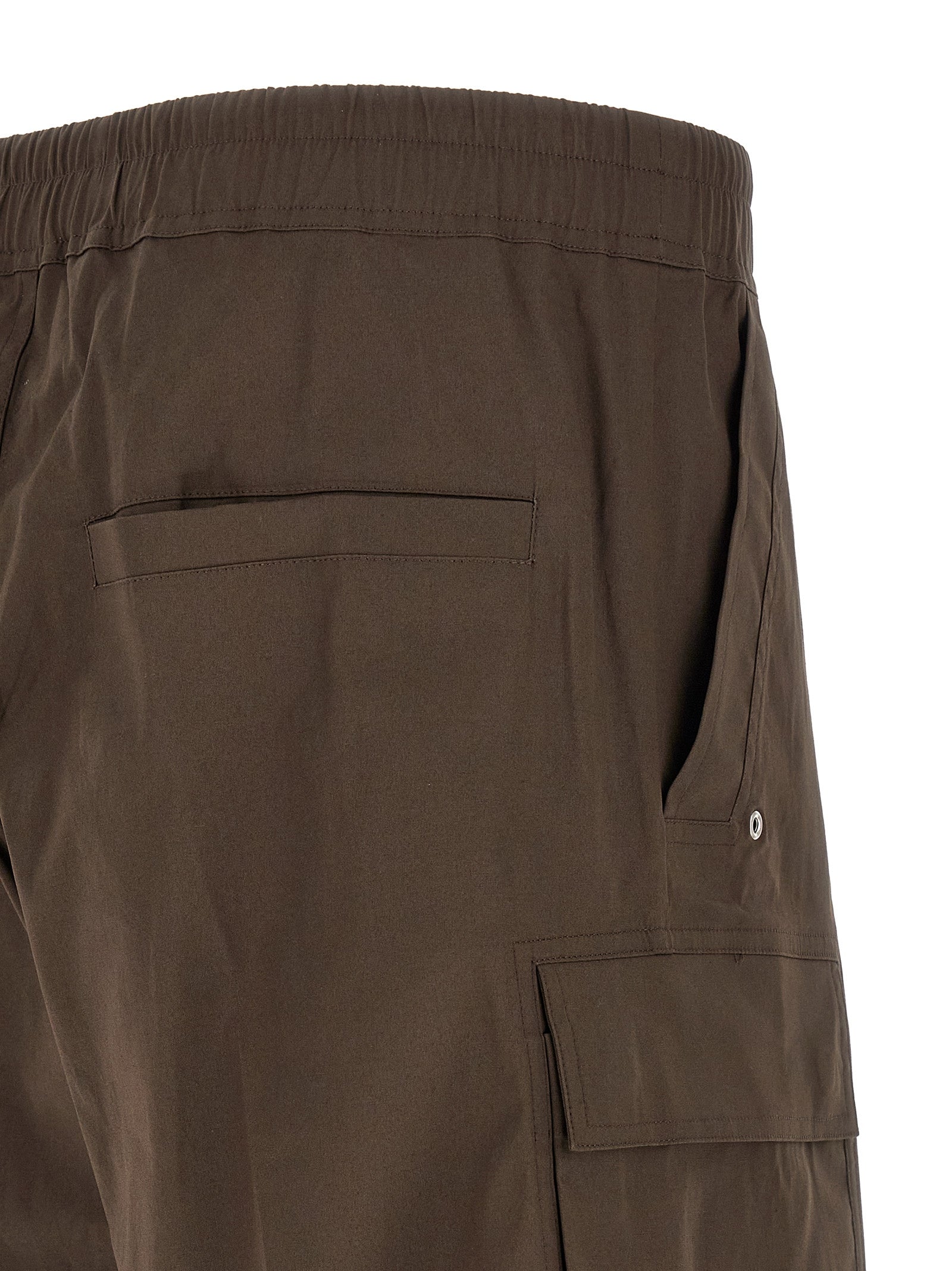 Rick Owens Brown Cotton Cargo Men's Pants