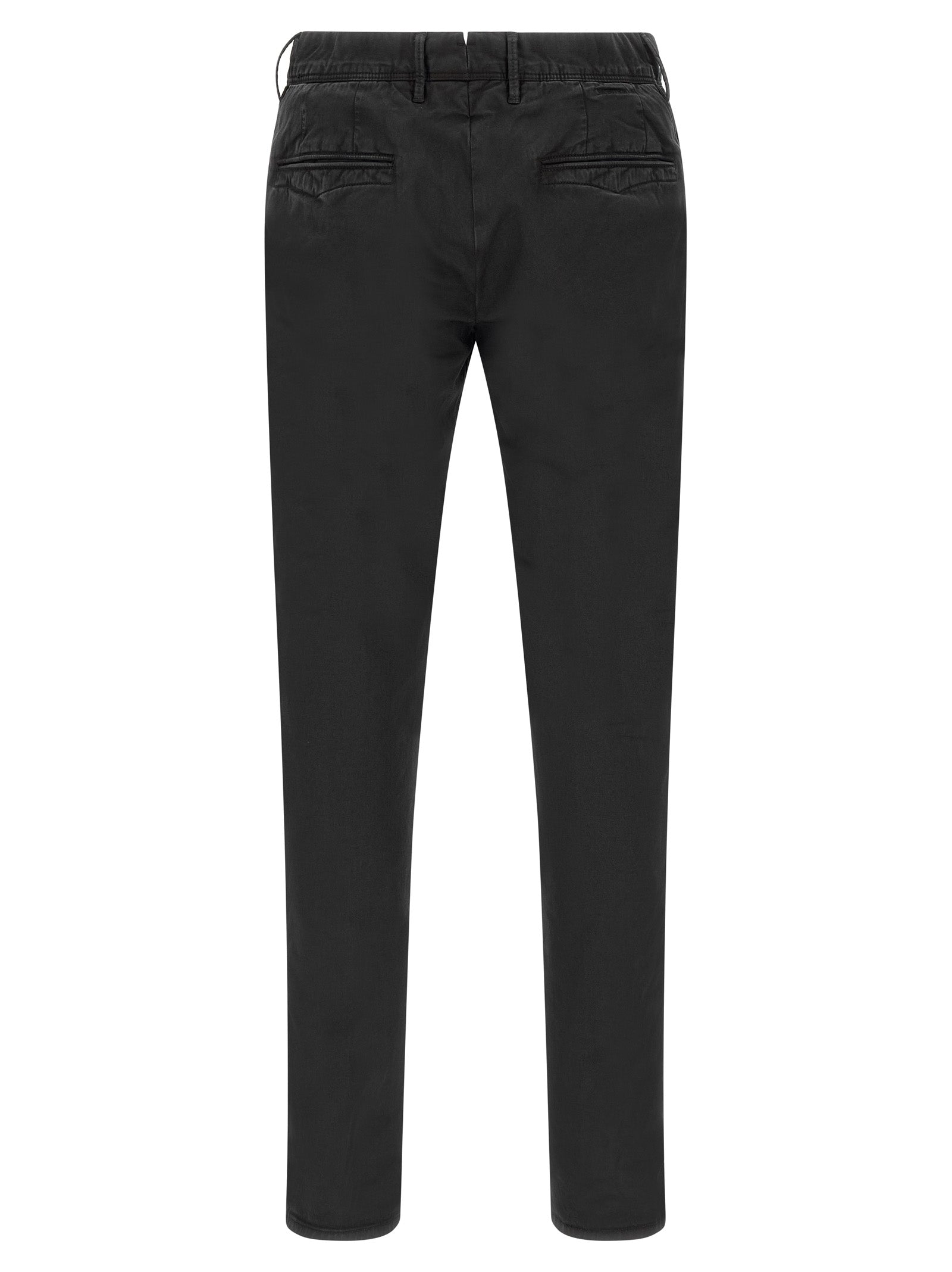 Incotex Black Cotton Casual Men's Pants