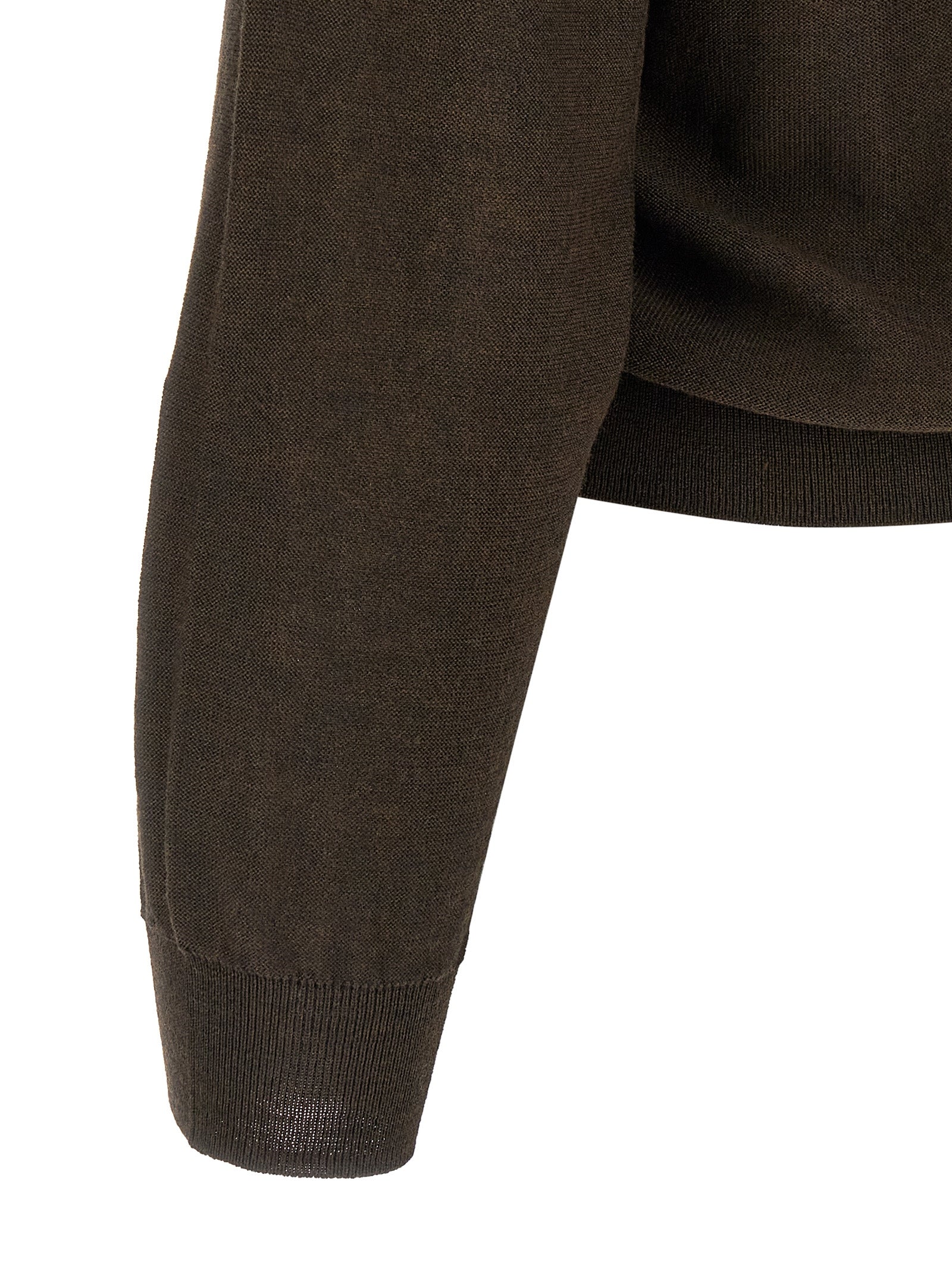Lemaire Brown Marabou Men's Cardigan