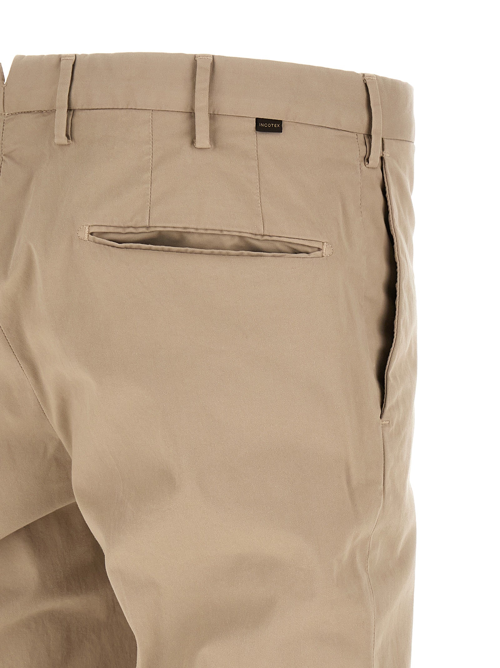Incotex Beige Cotton Casual Men's Pants