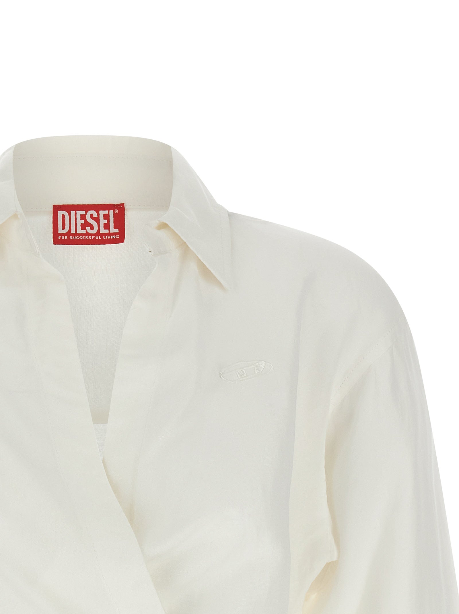 Diesel White Modal Women's Blouse