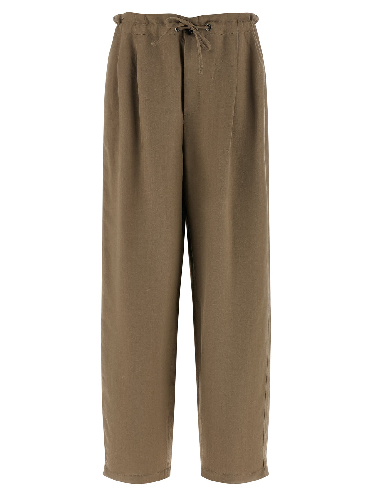 Brunello Cucinelli Beige Viscose Casual Women's Pants
