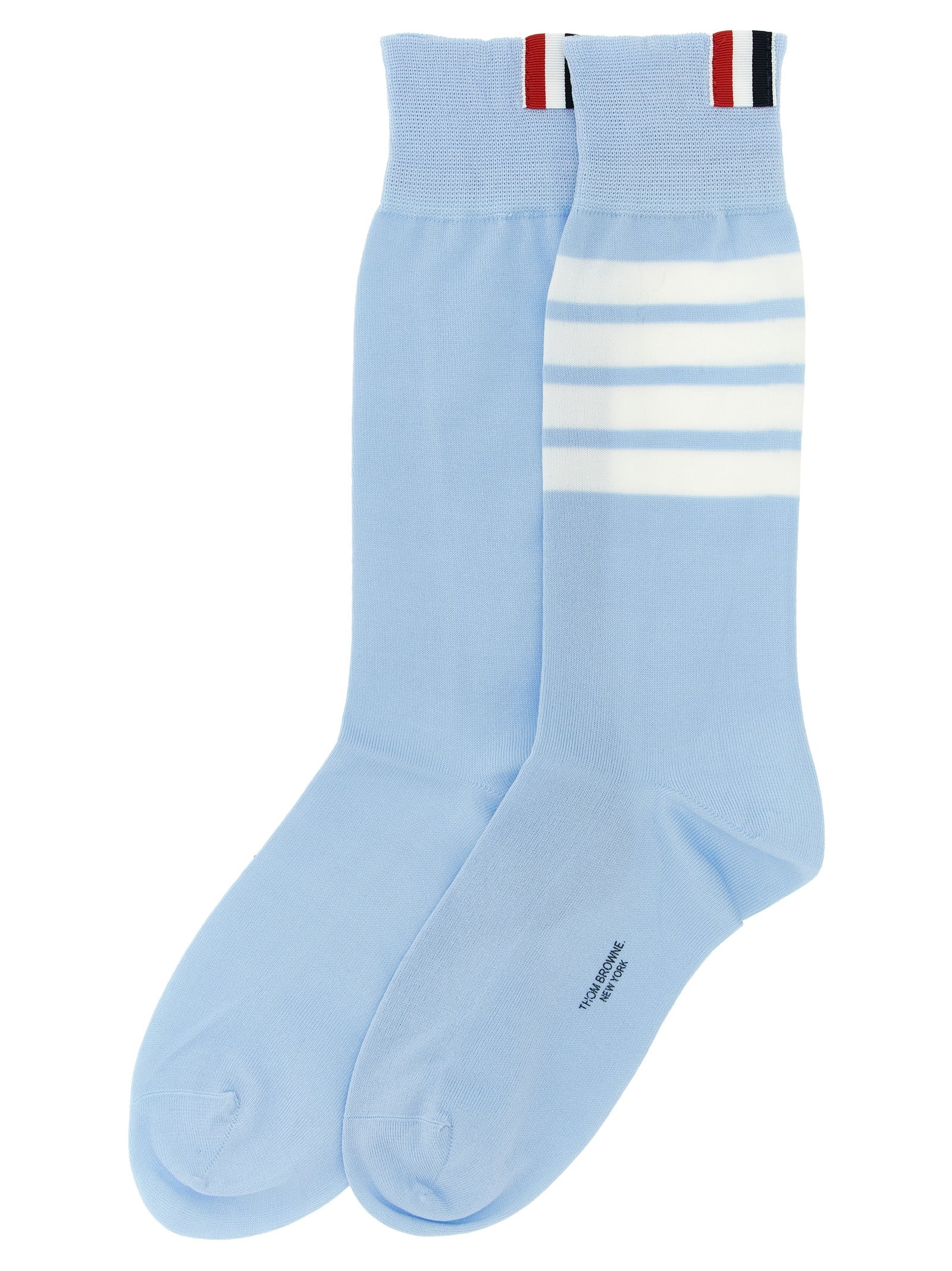 Thom Browne Blue Cotton Women's Socks