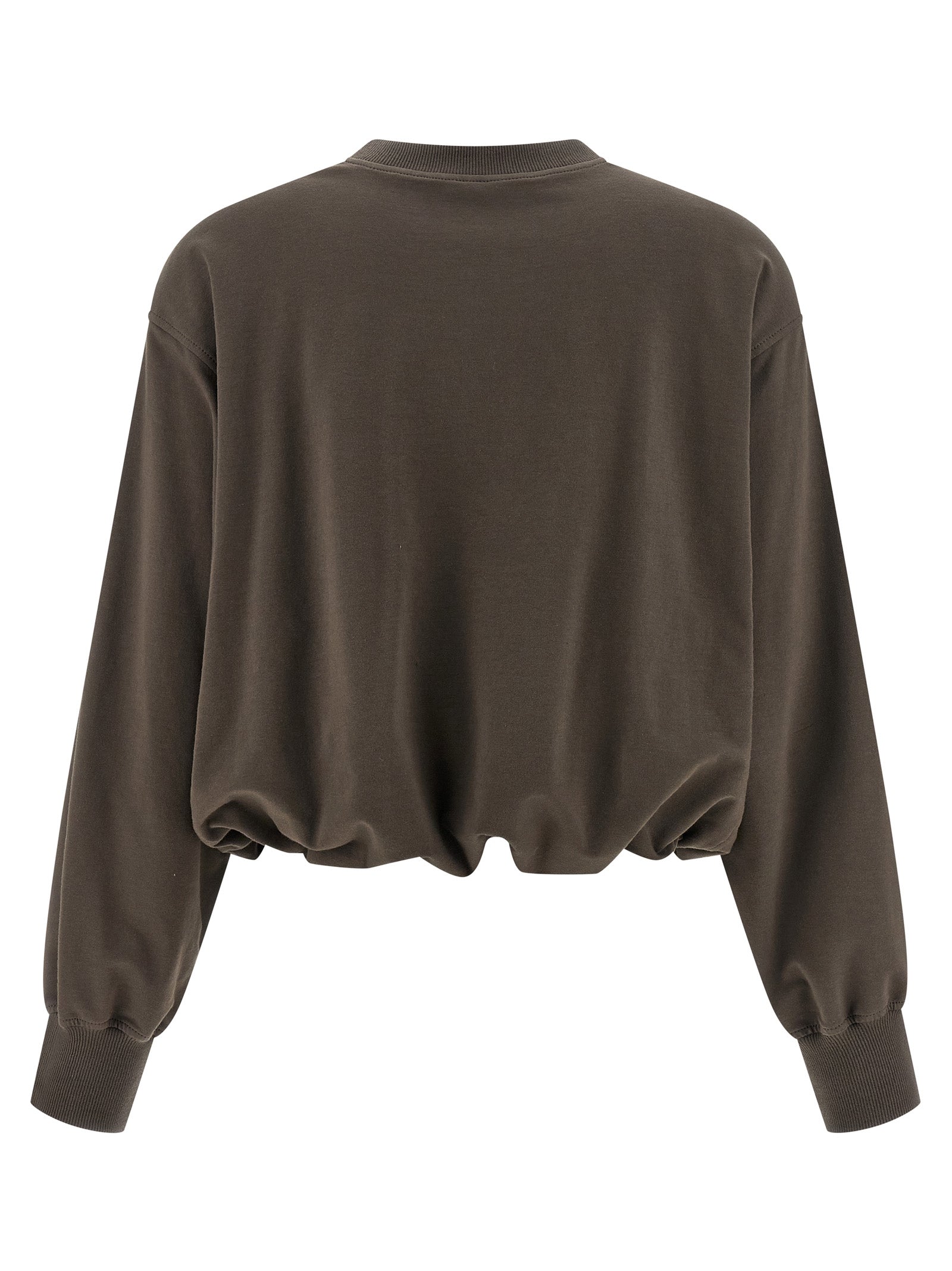 Brunello Cucinelli Brown Cotton Women's Sweatshirt