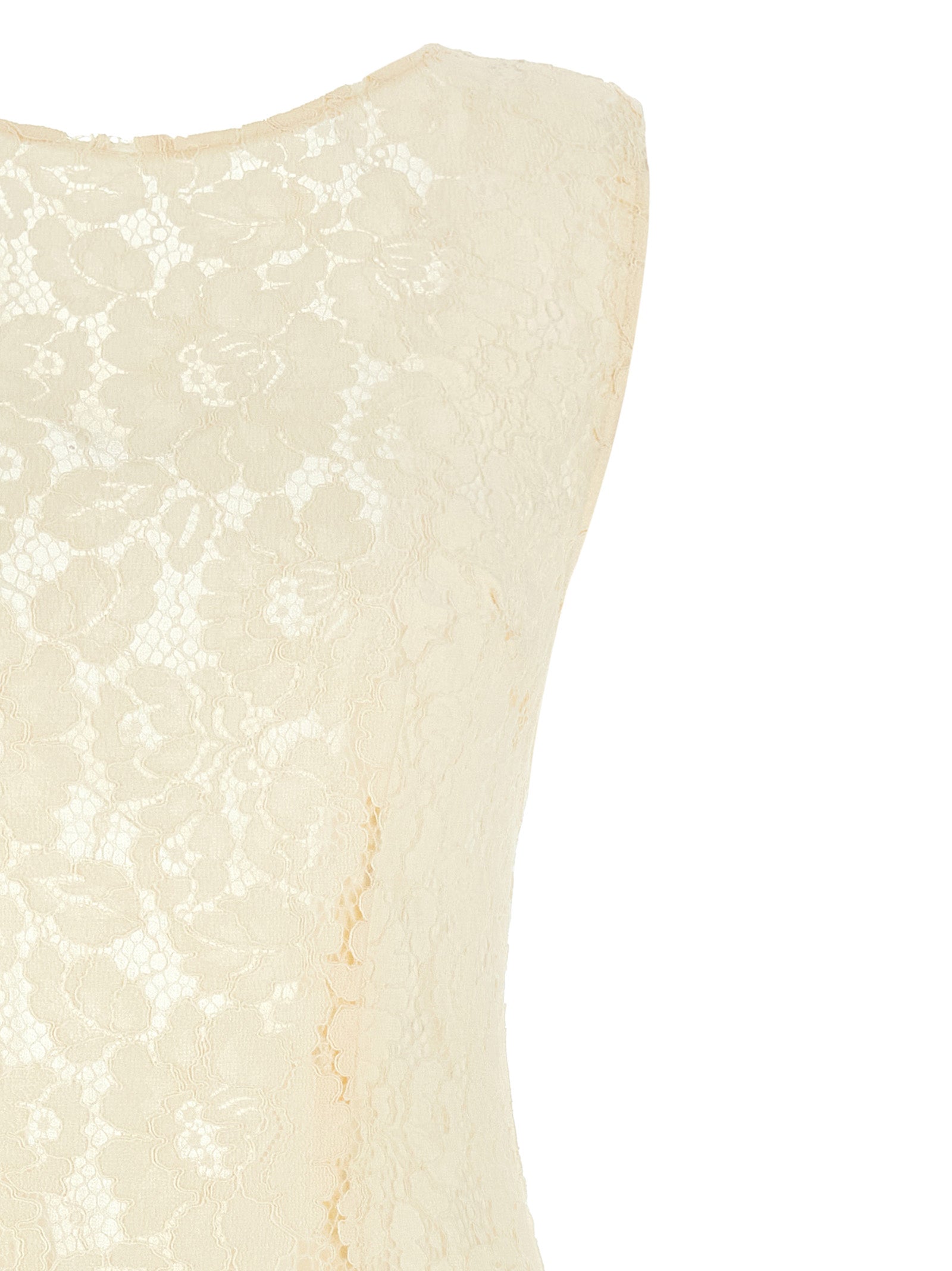 PINKO White Cotton Midi Women's Dress