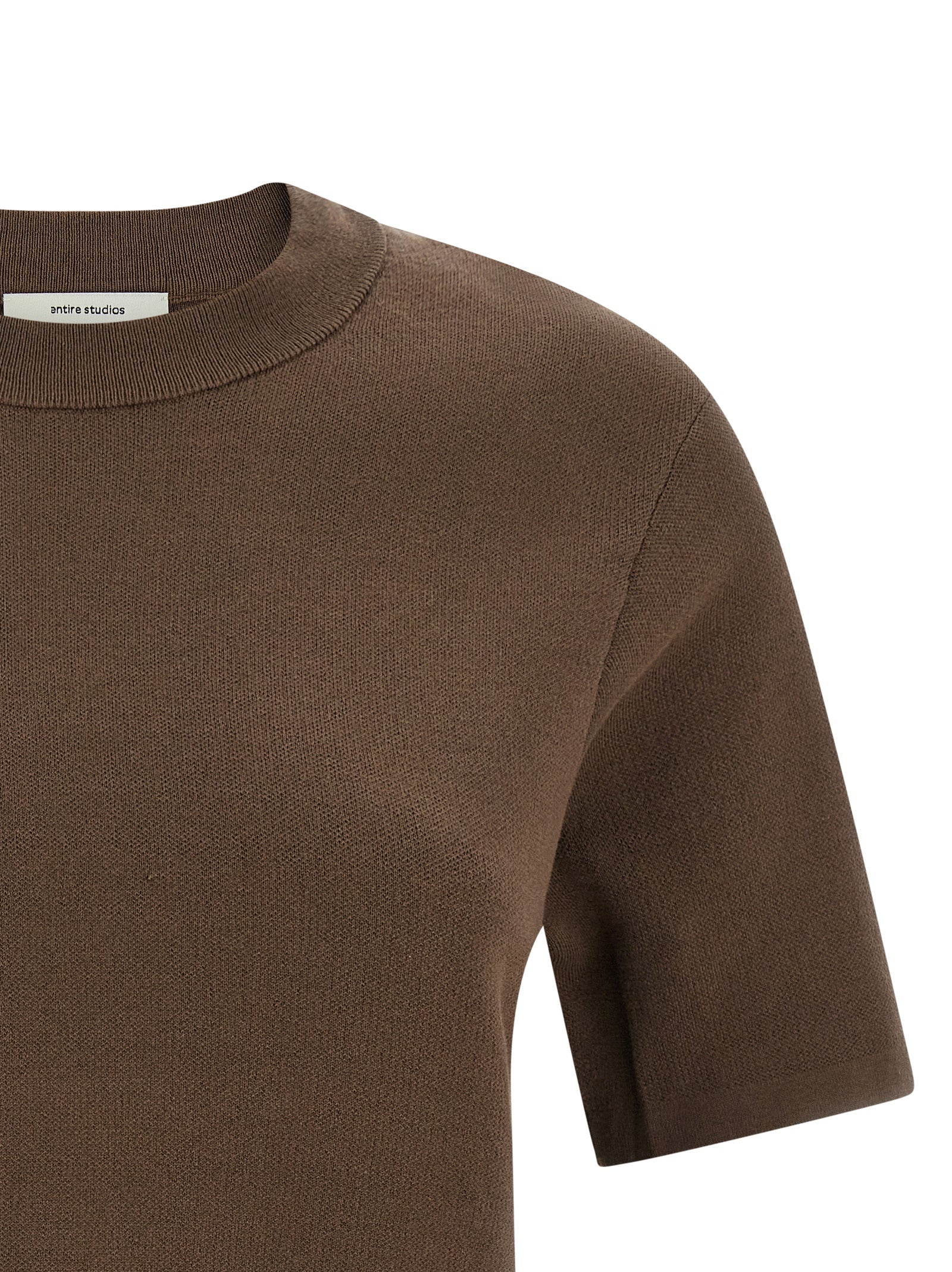 Entire Studios Brown Cotton Women's T-Shirt