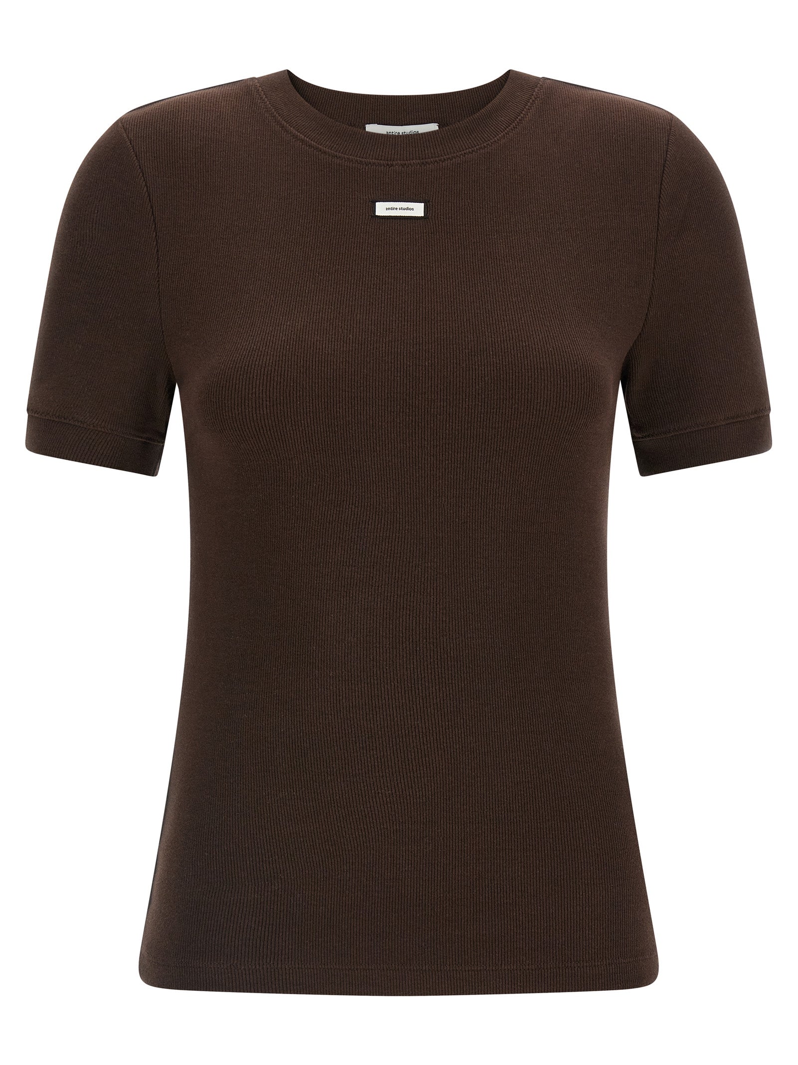 Entire Studios Brown Cotton Women's T-Shirt