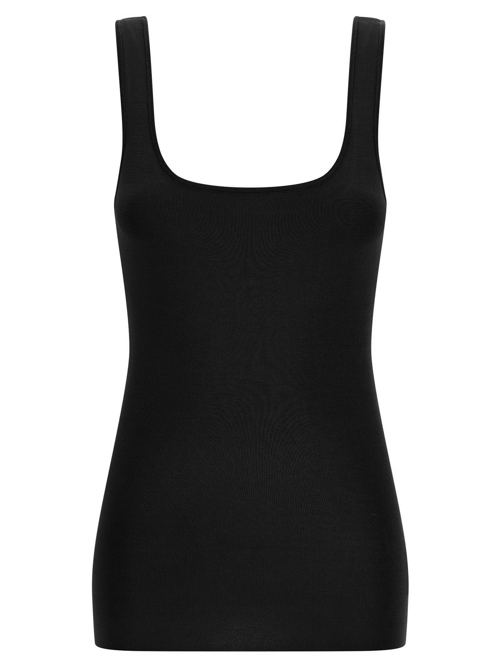 Entire Studios Black Viscose Sleeveles Women's T-Shirt