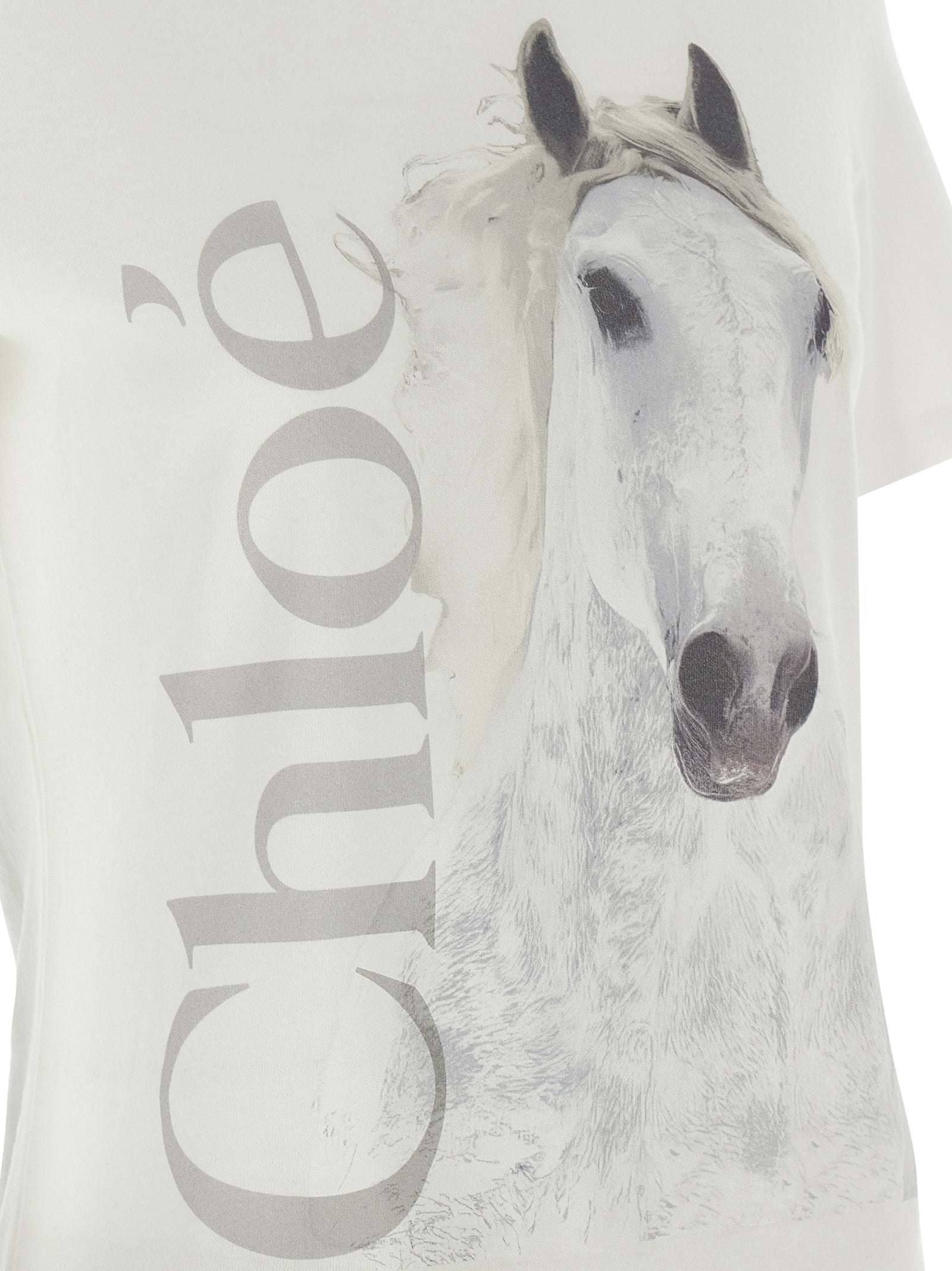 Chloé White Cotton Women's T-Shirt
