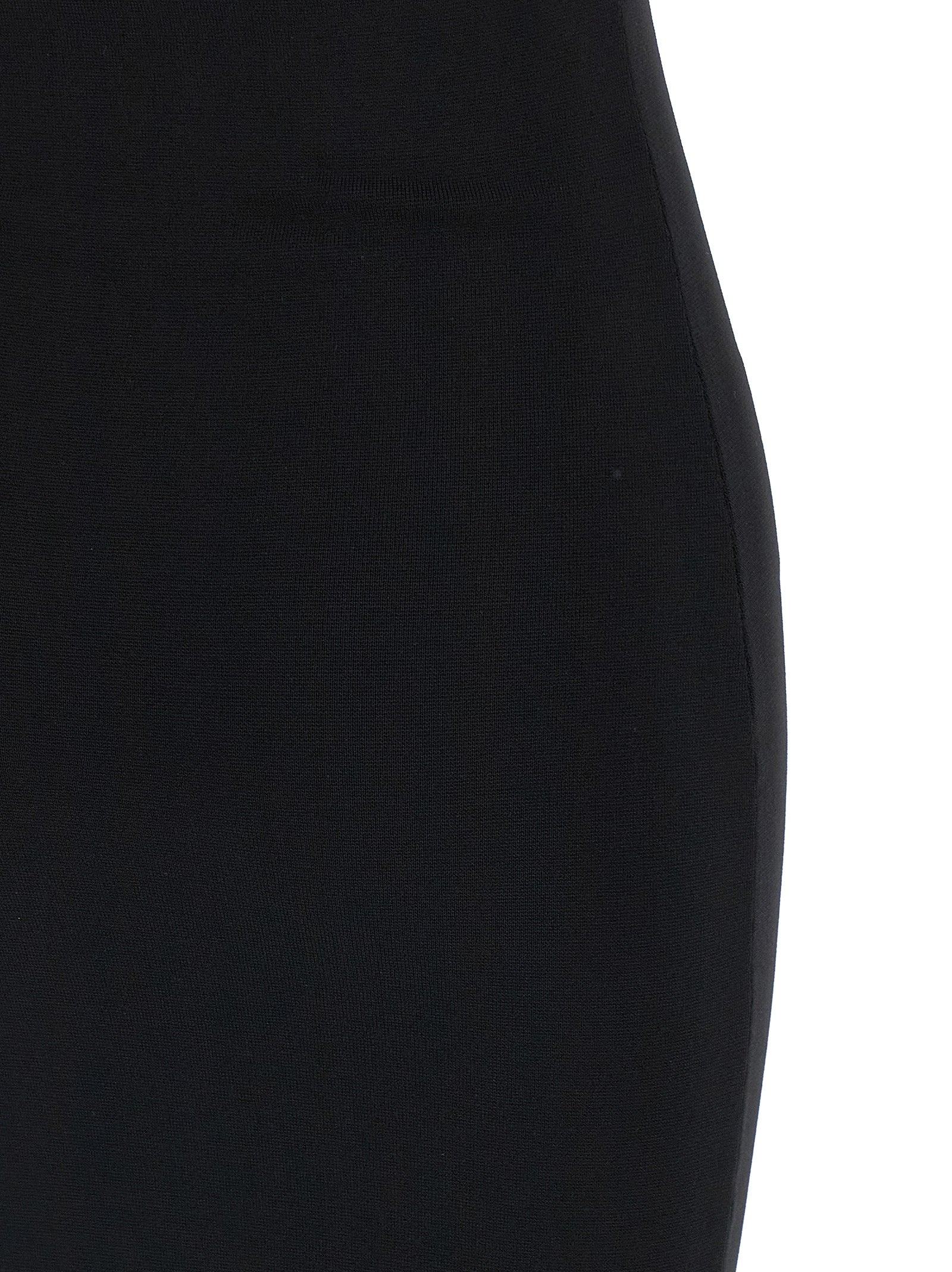 Entire Studios Black Viscose Midi Women's Dress