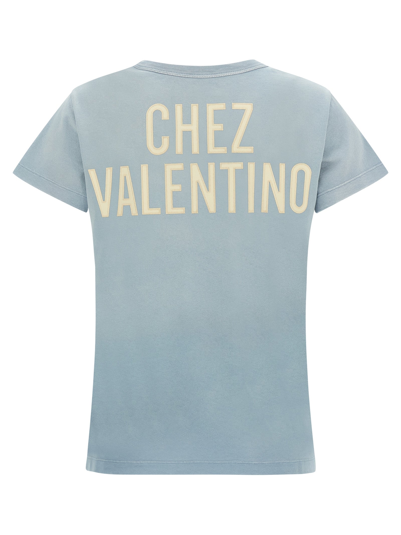 Valentino Garavani Blue Cotton Women's T-Shirt
