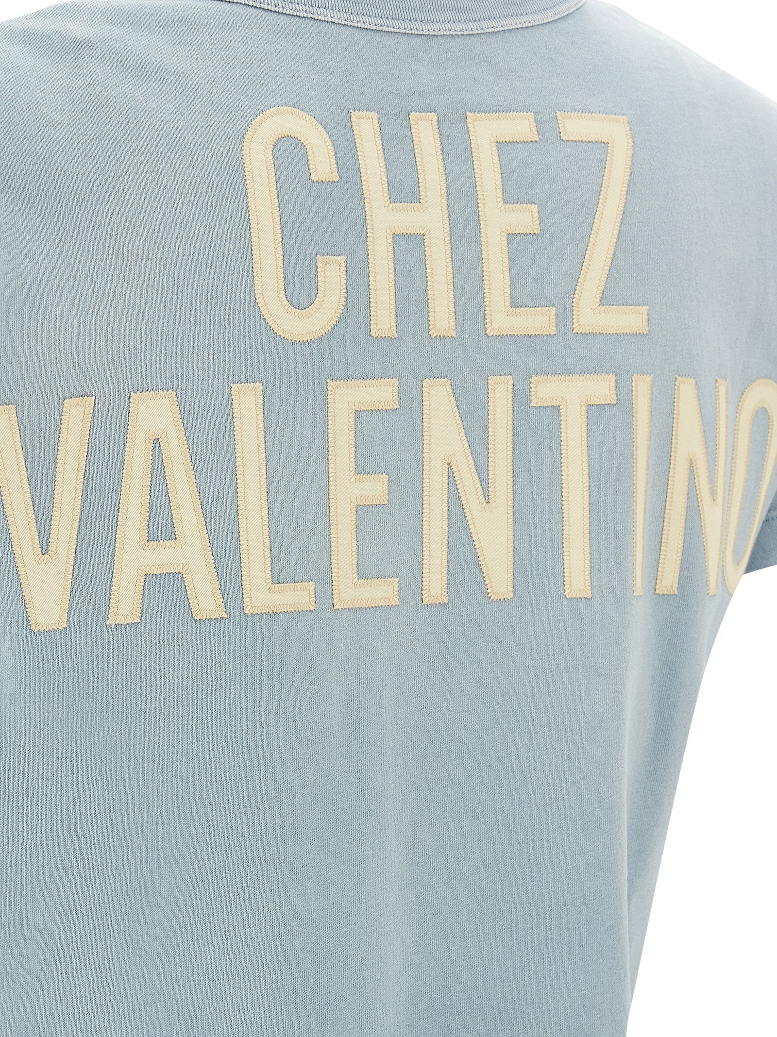 Valentino Garavani Blue Cotton Women's T-Shirt