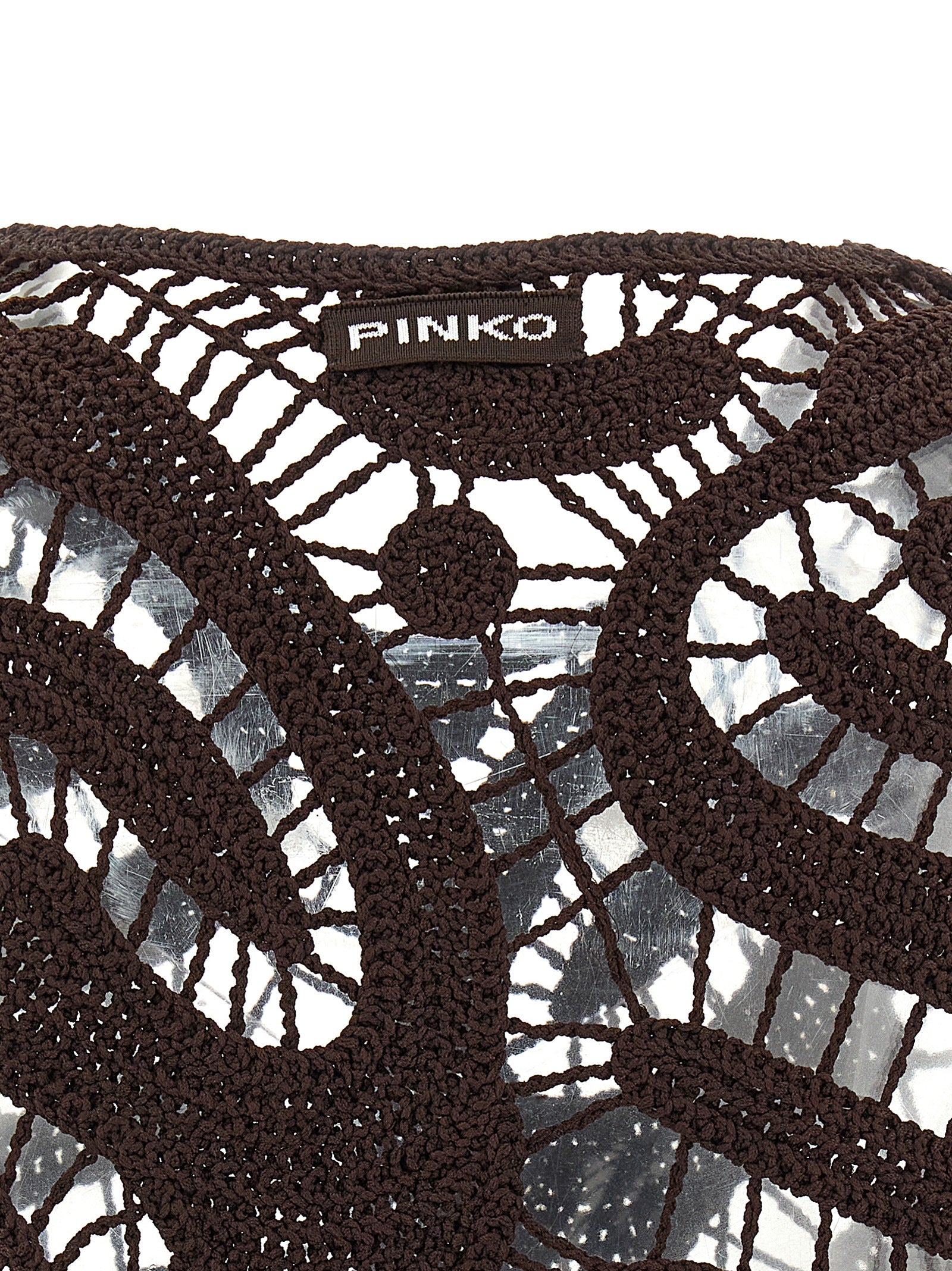 PINKO Brown Viscose Women's Blouse