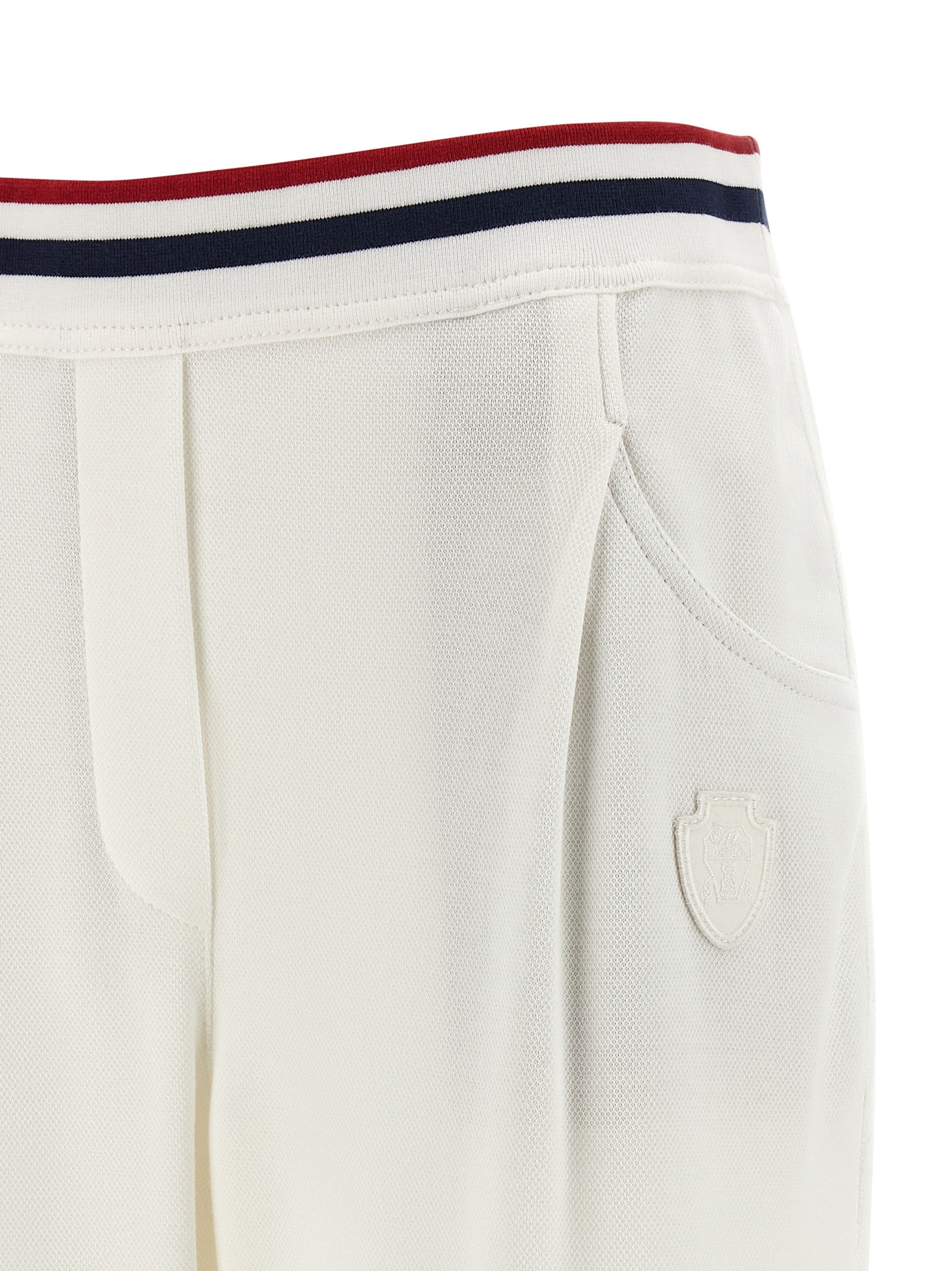 Brunello Cucinelli White Cotton Joggers (Workout Women's Pants)