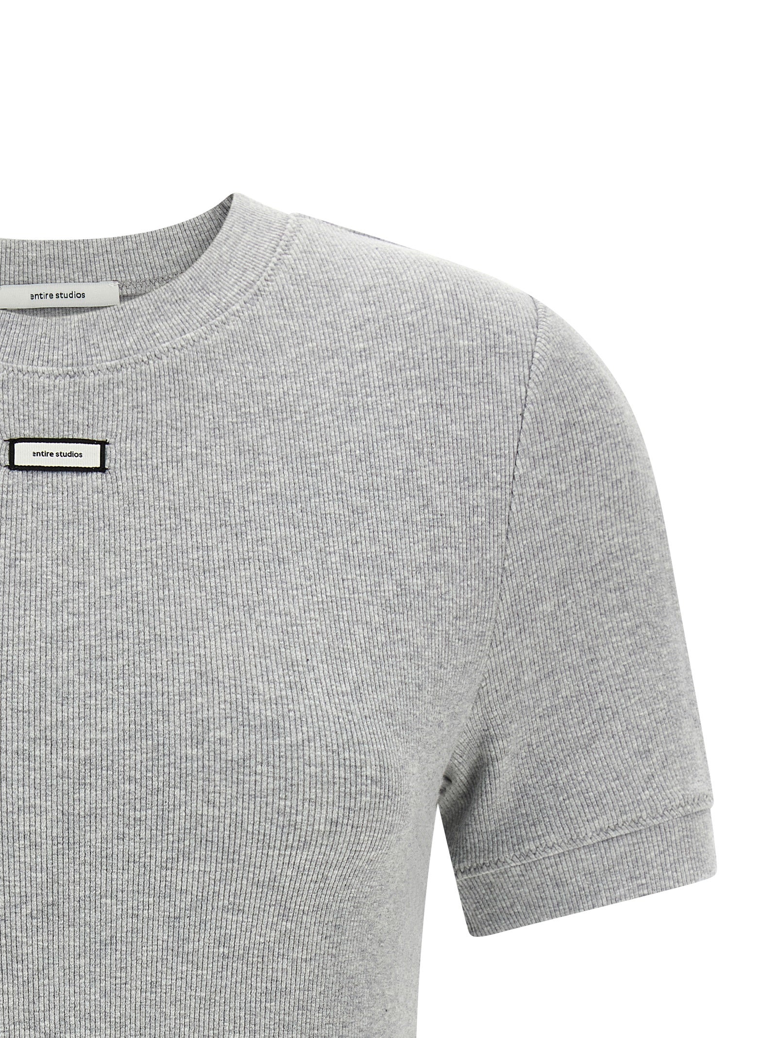Entire Studios Gray Cotton Women's T-Shirt