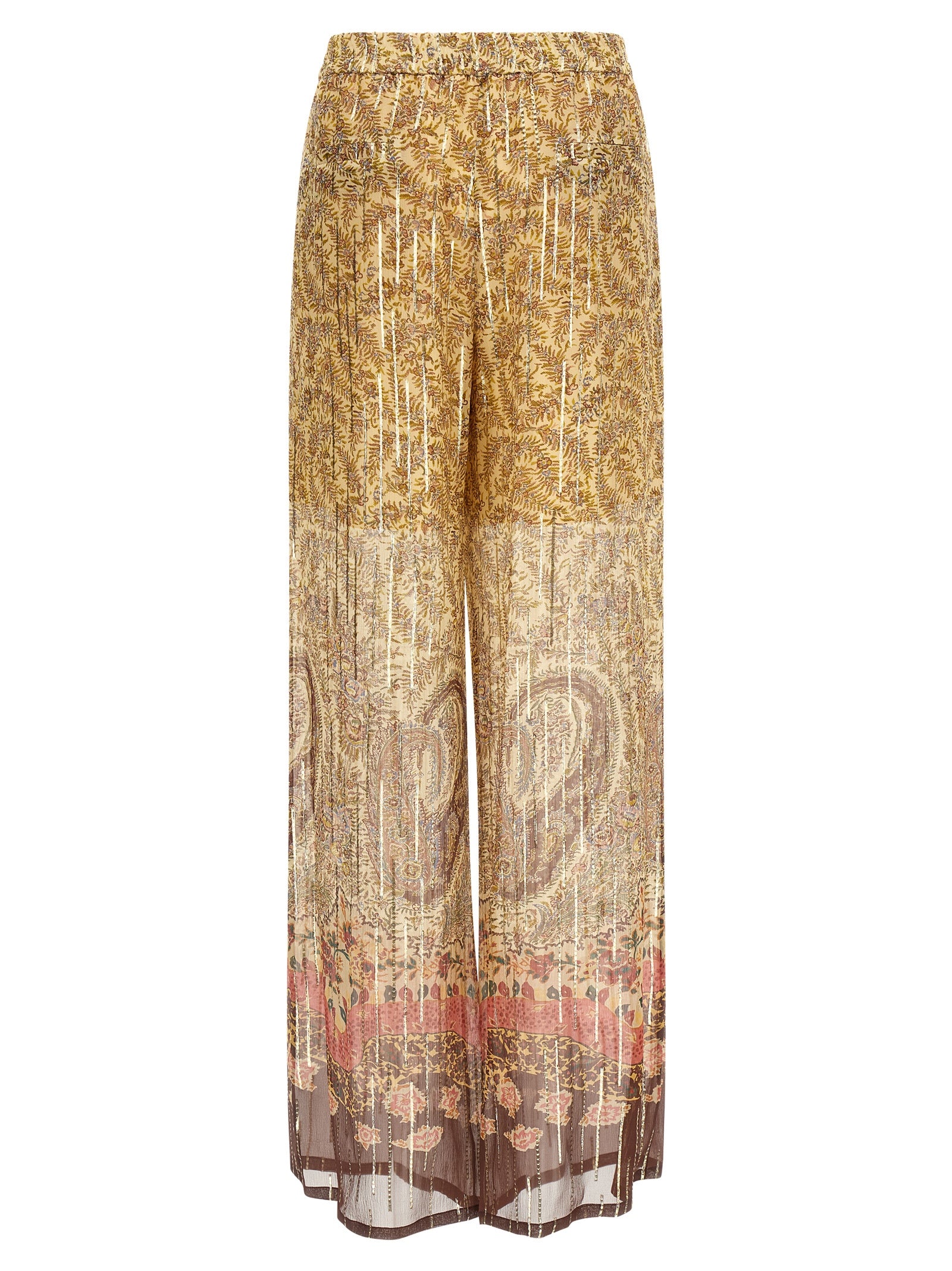 Valentino Garavani Multicolor Silk Casual Women's Pants