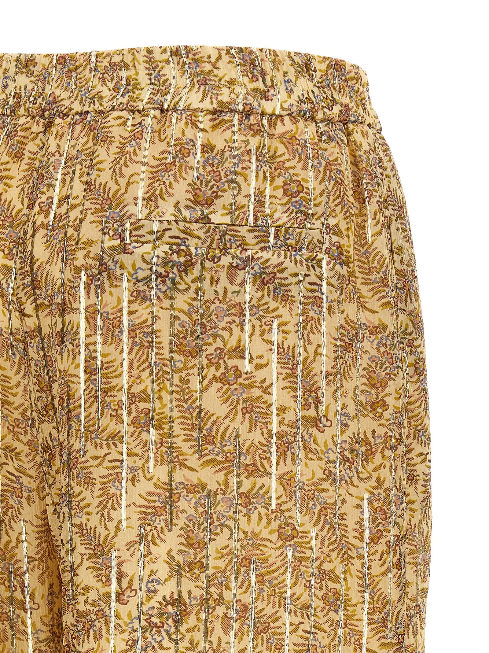 Valentino Garavani Multicolor Silk Casual Women's Pants