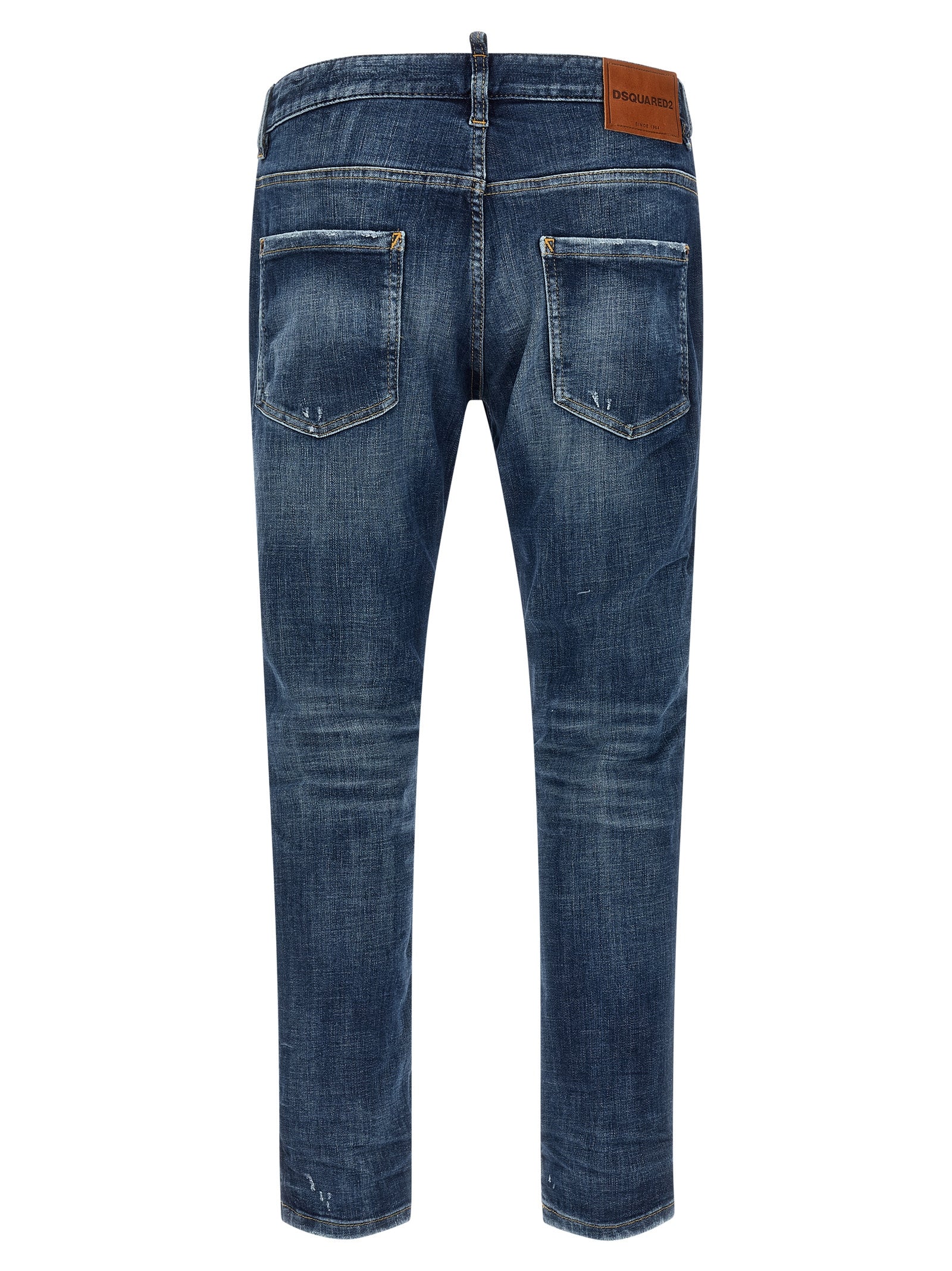 Dsquared² Blue Cotton Jeans Men's Denim