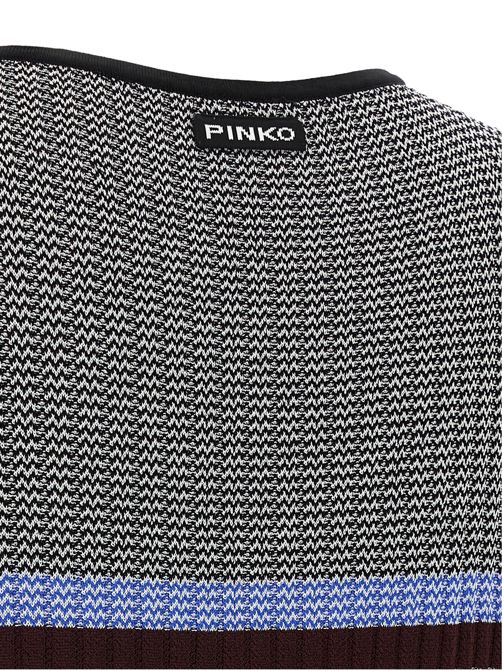 PINKO Multicolor Viscose Long Women's Dress