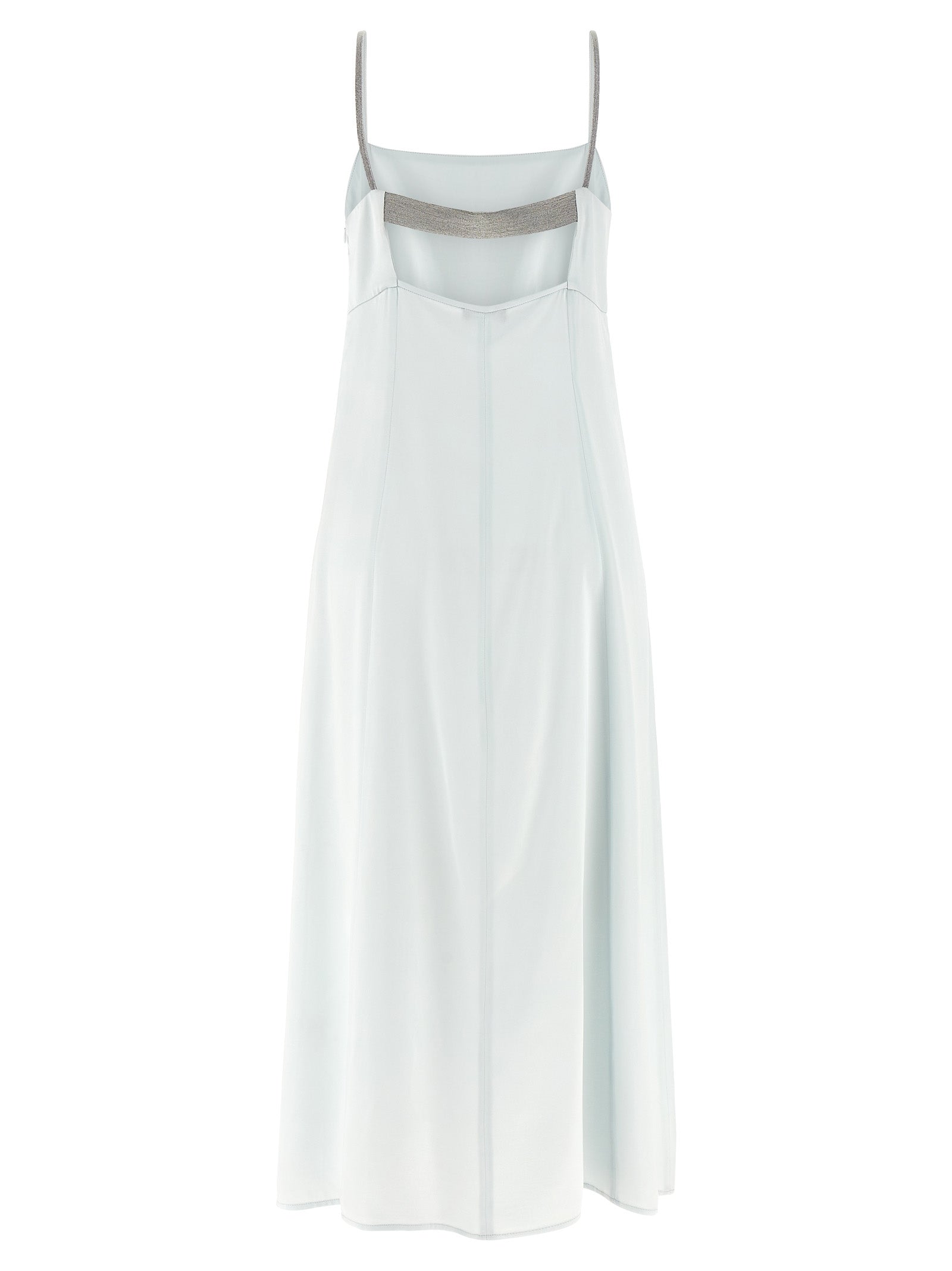 Peserico Blue Viscose Long Women's Dress