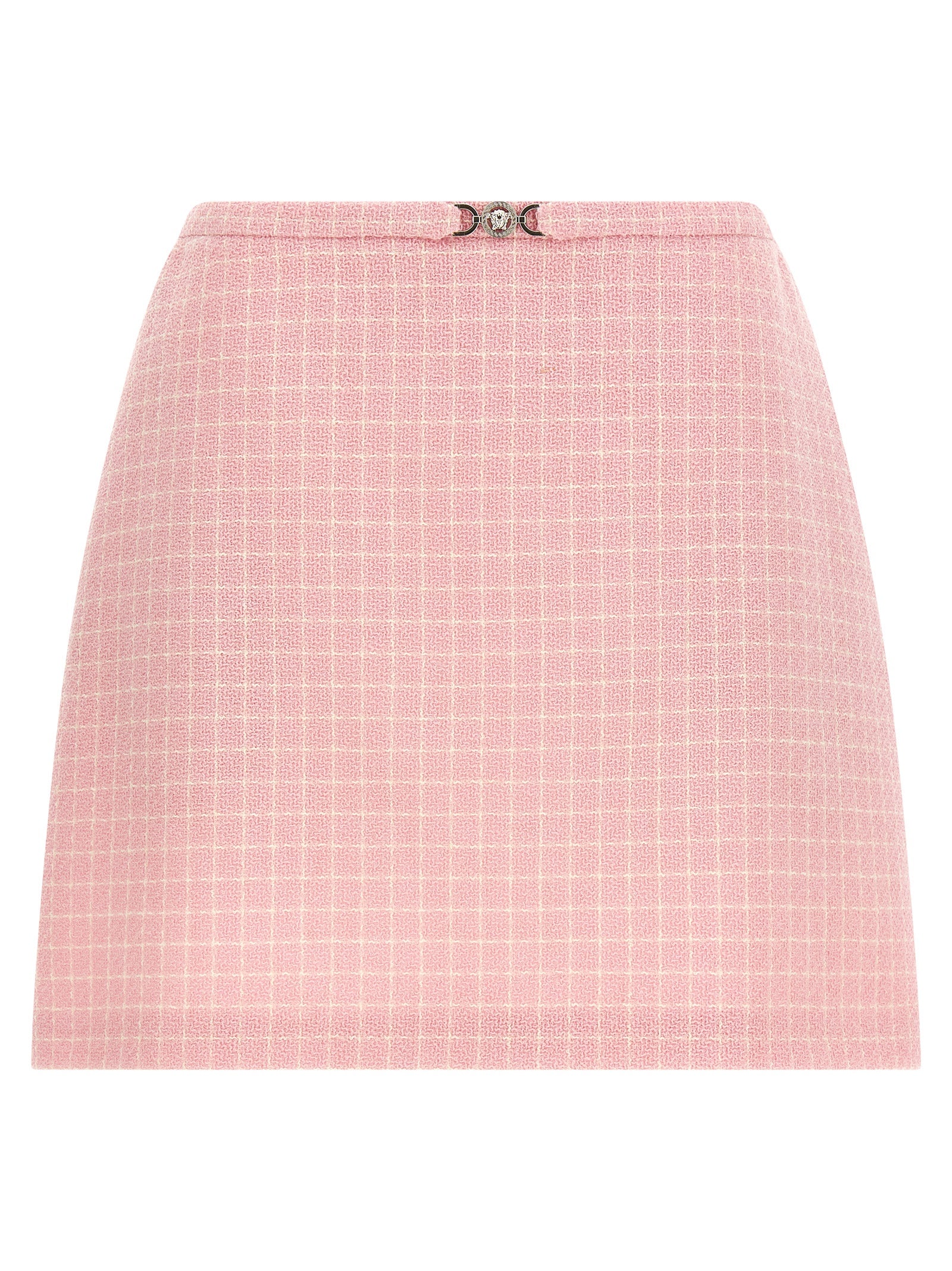 Versace Multicolor Virgin Wool Long Women's Skirt