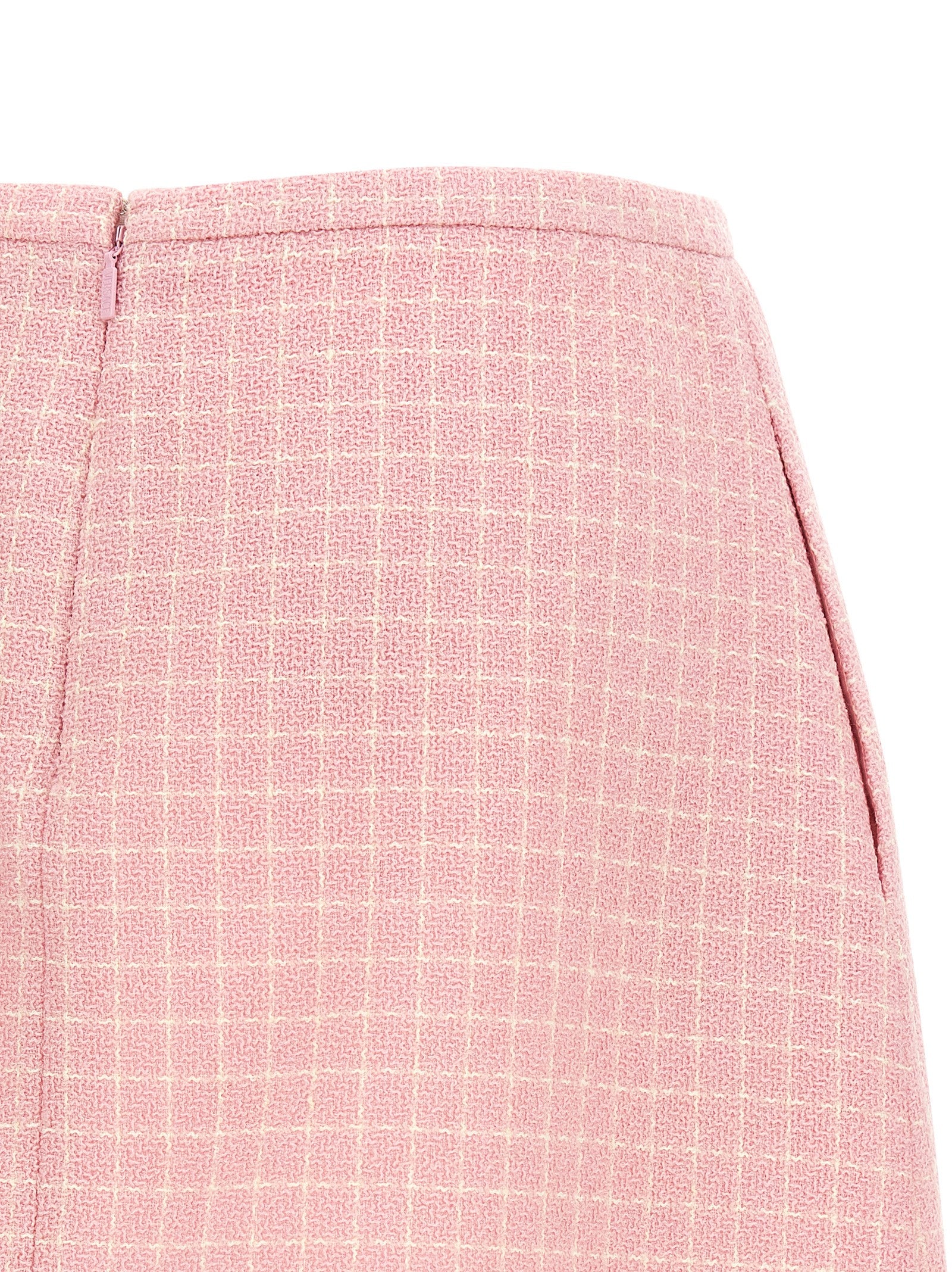 Versace Multicolor Virgin Wool Long Women's Skirt