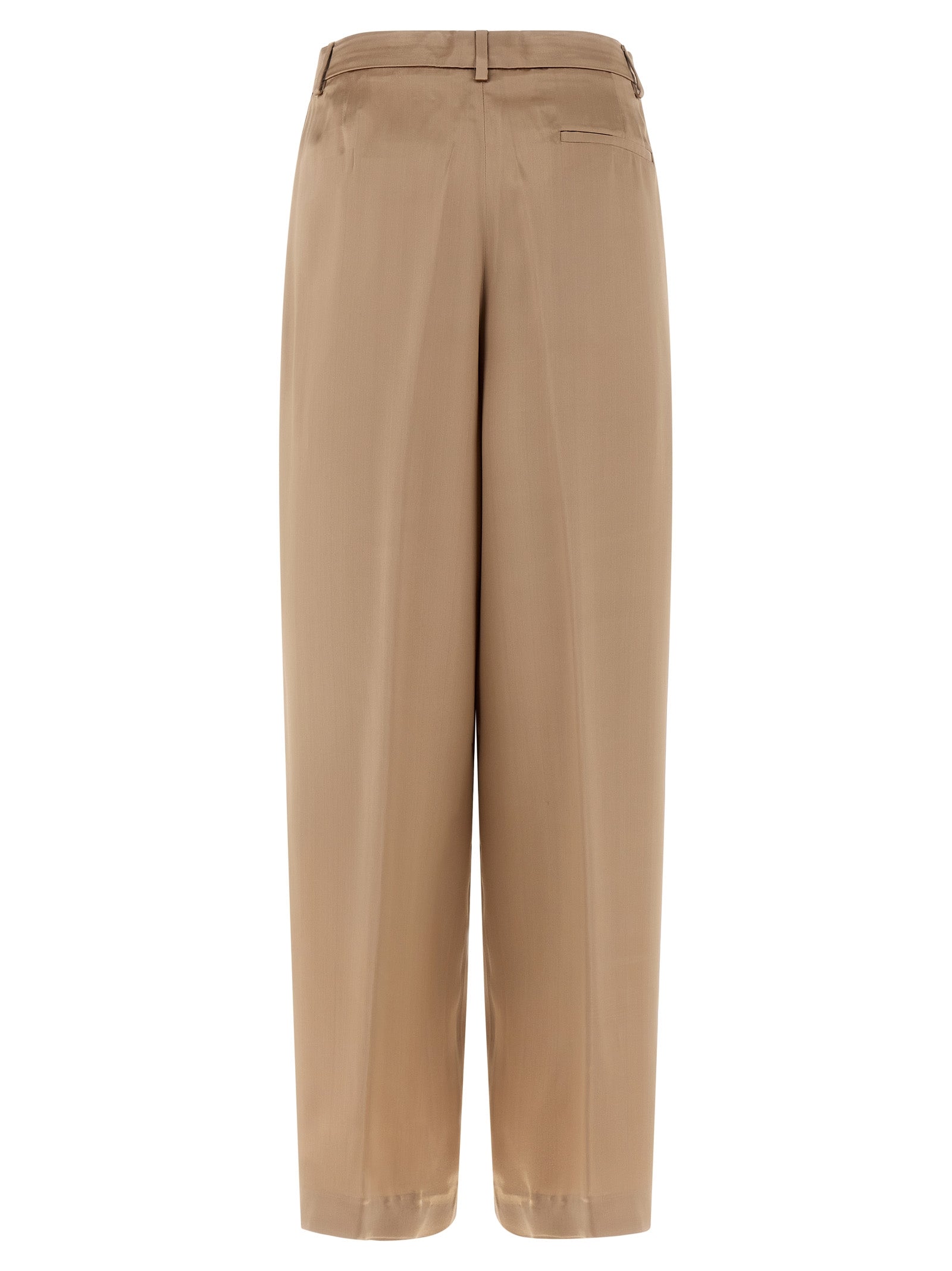 Fabiana Filippi Beige Viscose Casual Women's Pants