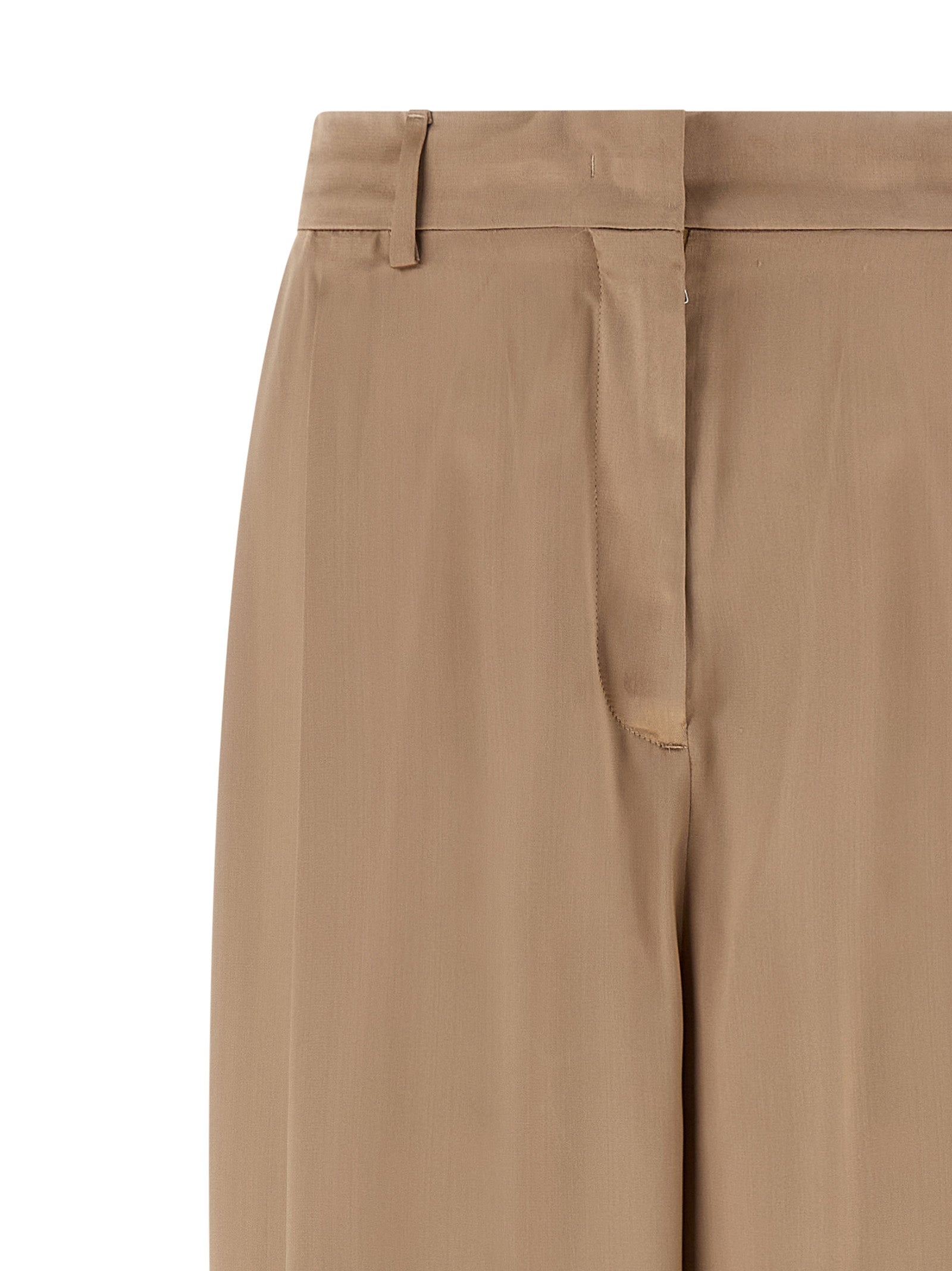 Fabiana Filippi Beige Viscose Casual Women's Pants