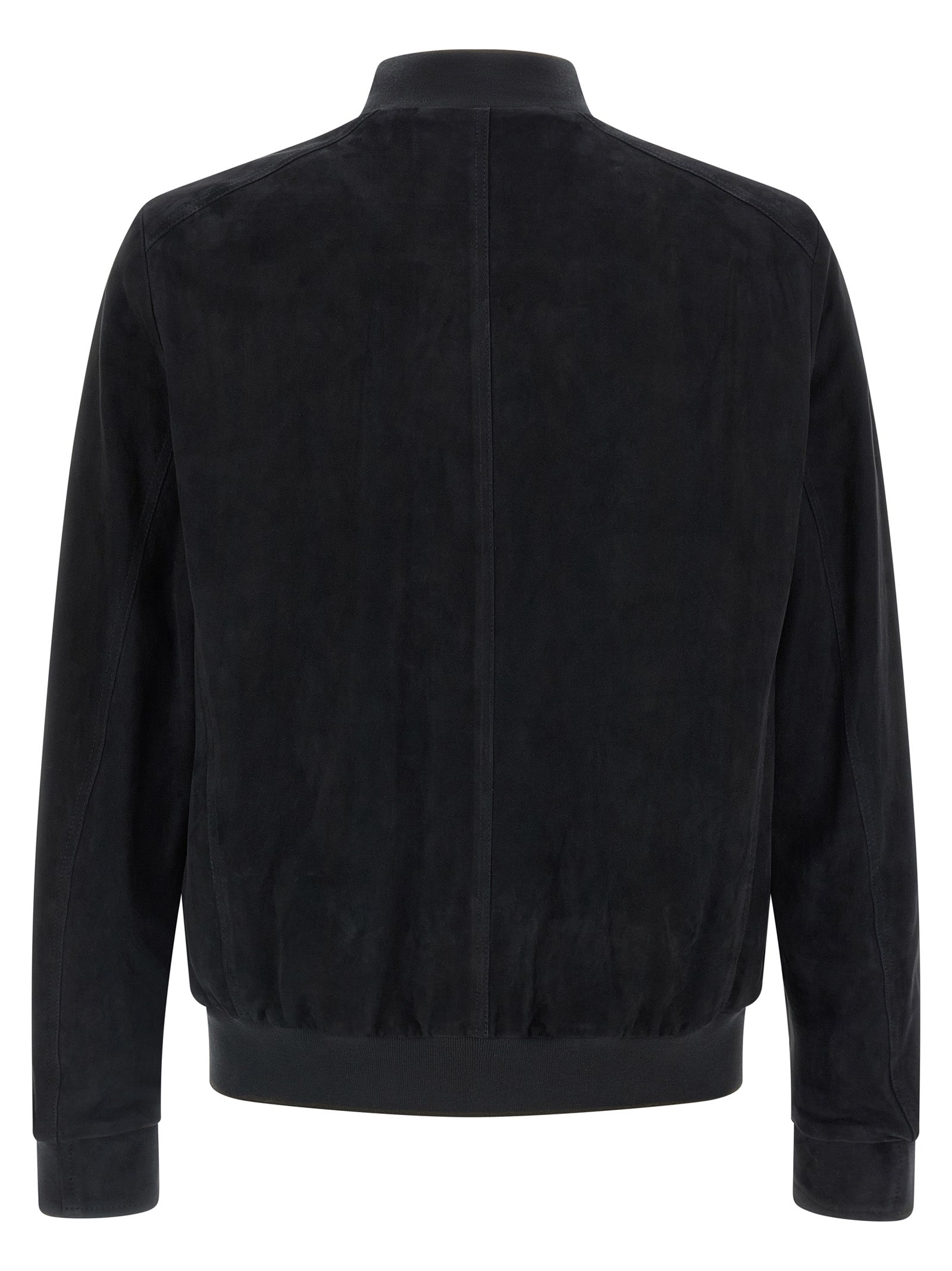 MooRER Blue Lamb Leather Leather Men's Jacket