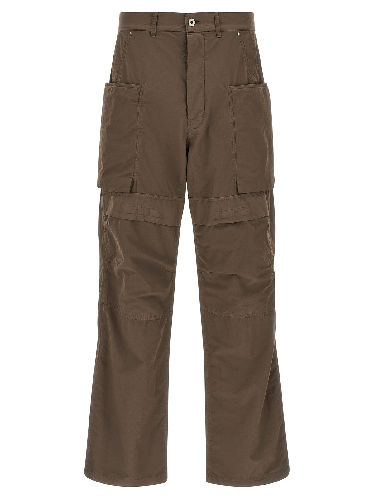 DRKSHDW Brown Cotton Cargo Men's Pants