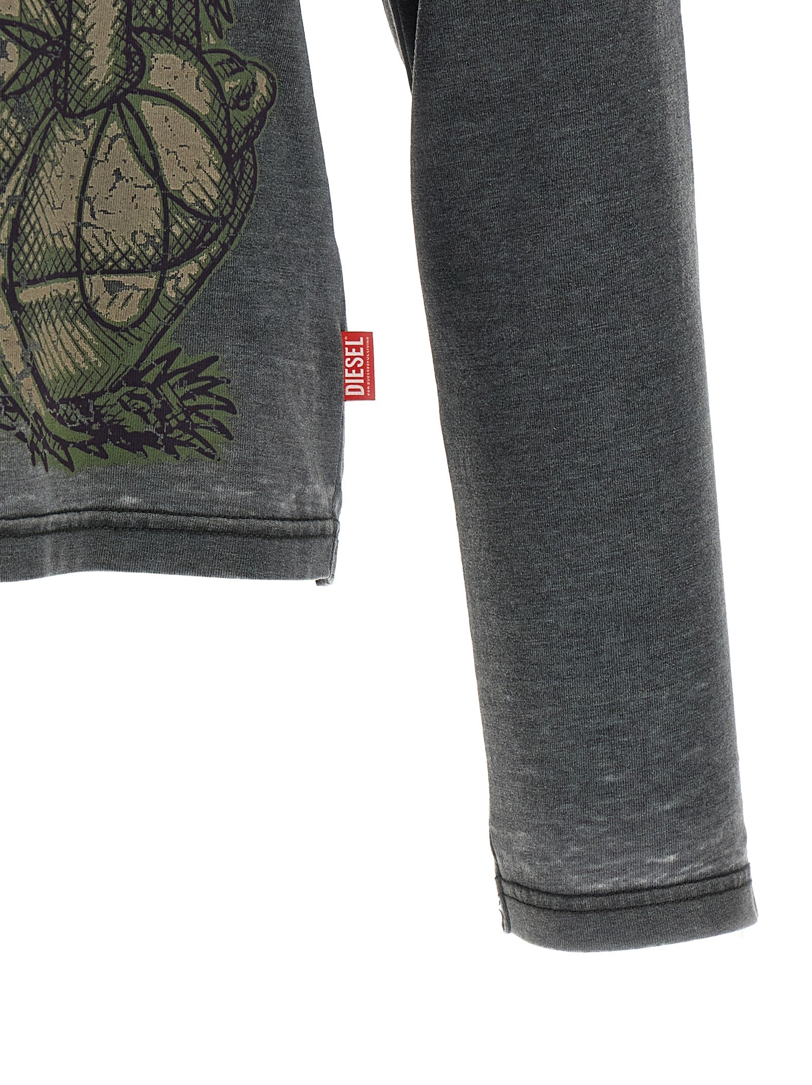 Diesel Gray Cotton Men's Sportswear