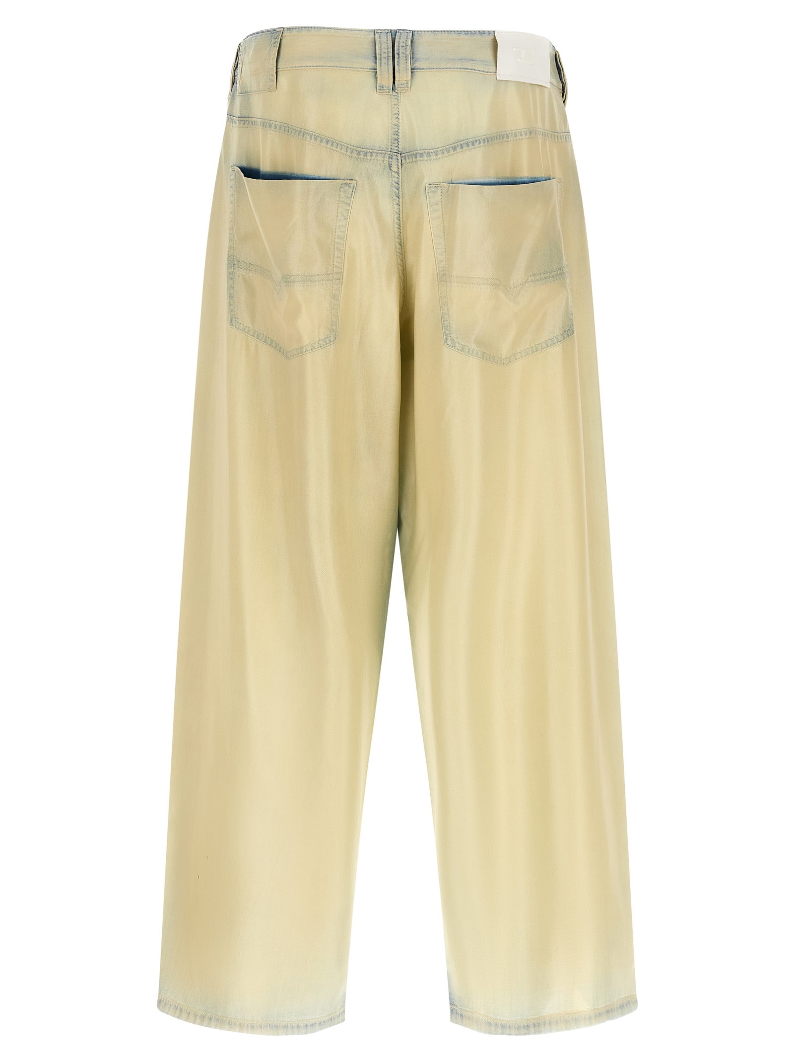Diesel Beige Lyocell Jeans Men's Denim