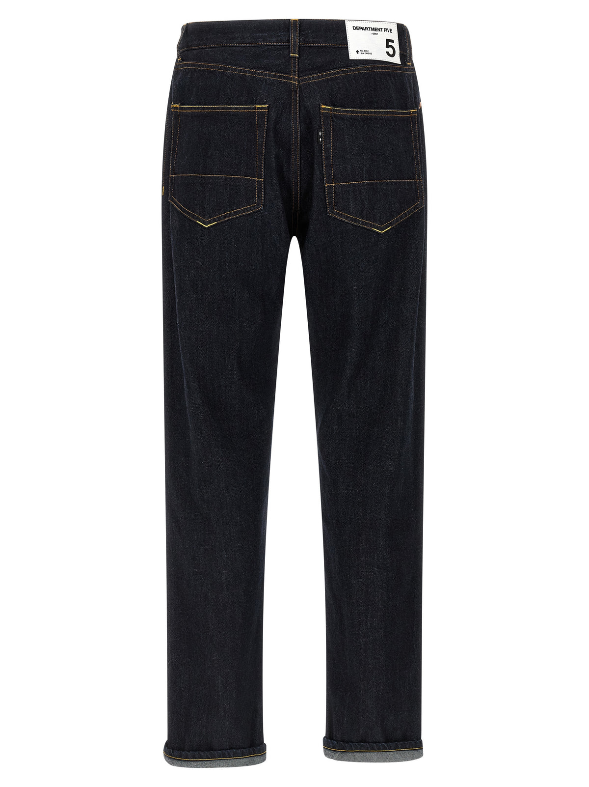 Department 5 Blue Cotton Straight-Leg Men's Jeans