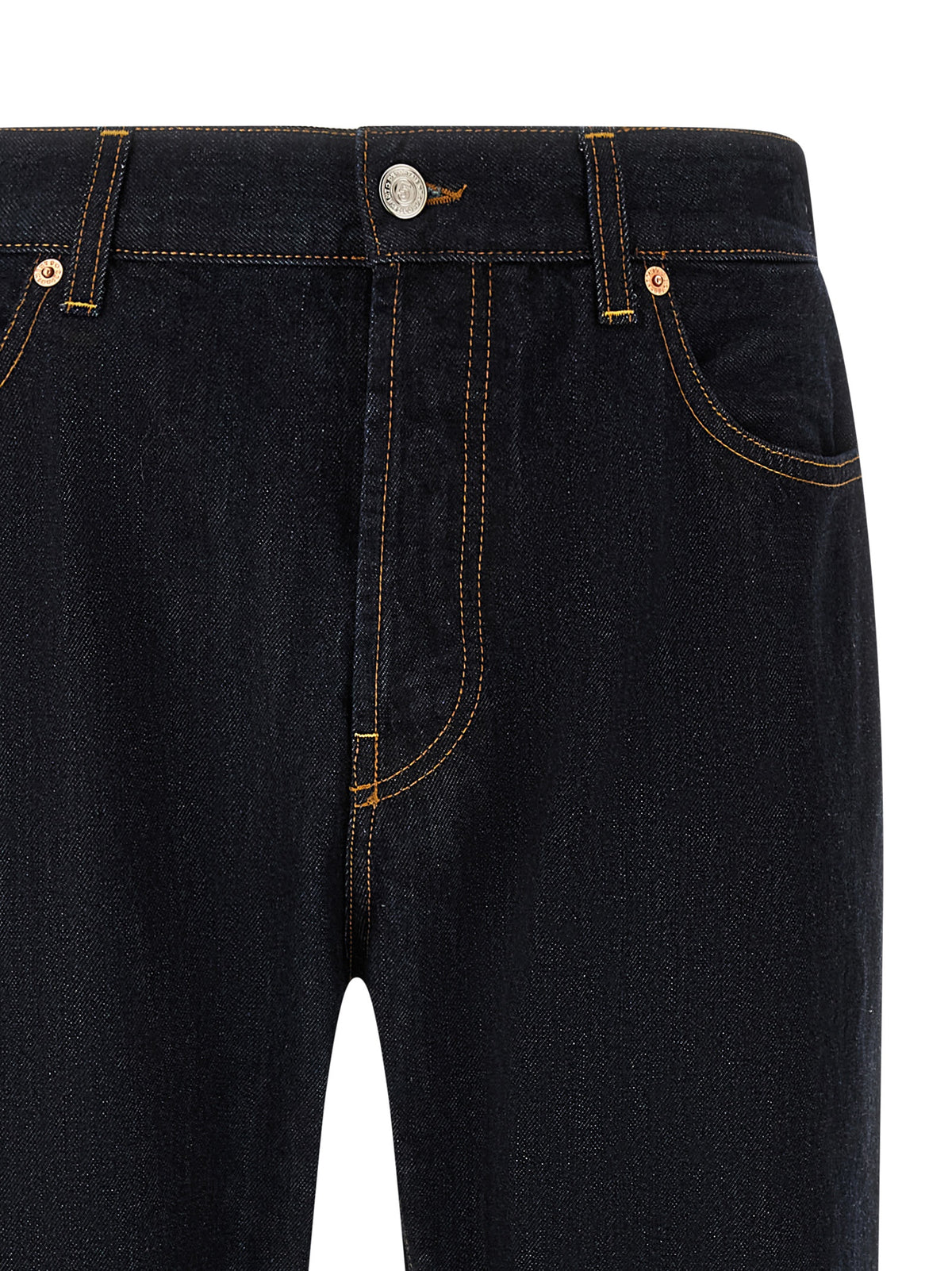 Department 5 Blue Cotton Straight-Leg Men's Jeans