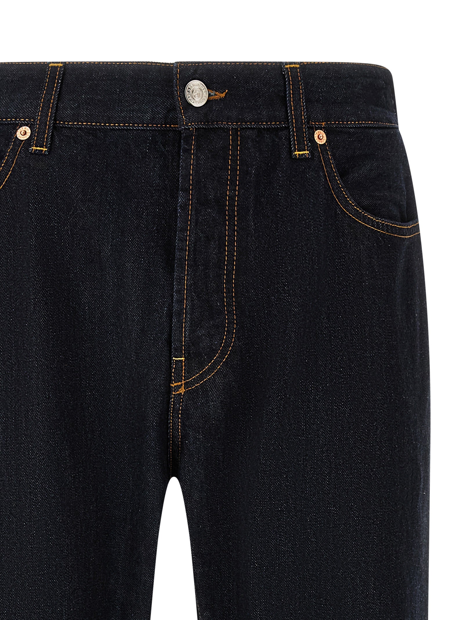 Department 5 Blue Cotton Straight-Leg Men's Jeans