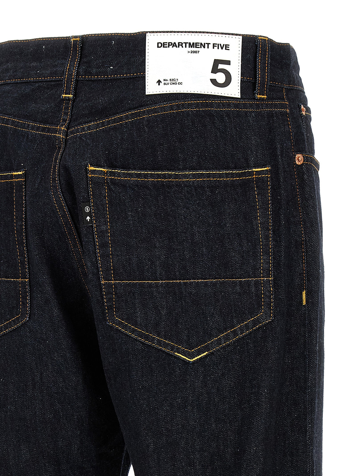 Department 5 Blue Cotton Straight-Leg Men's Jeans