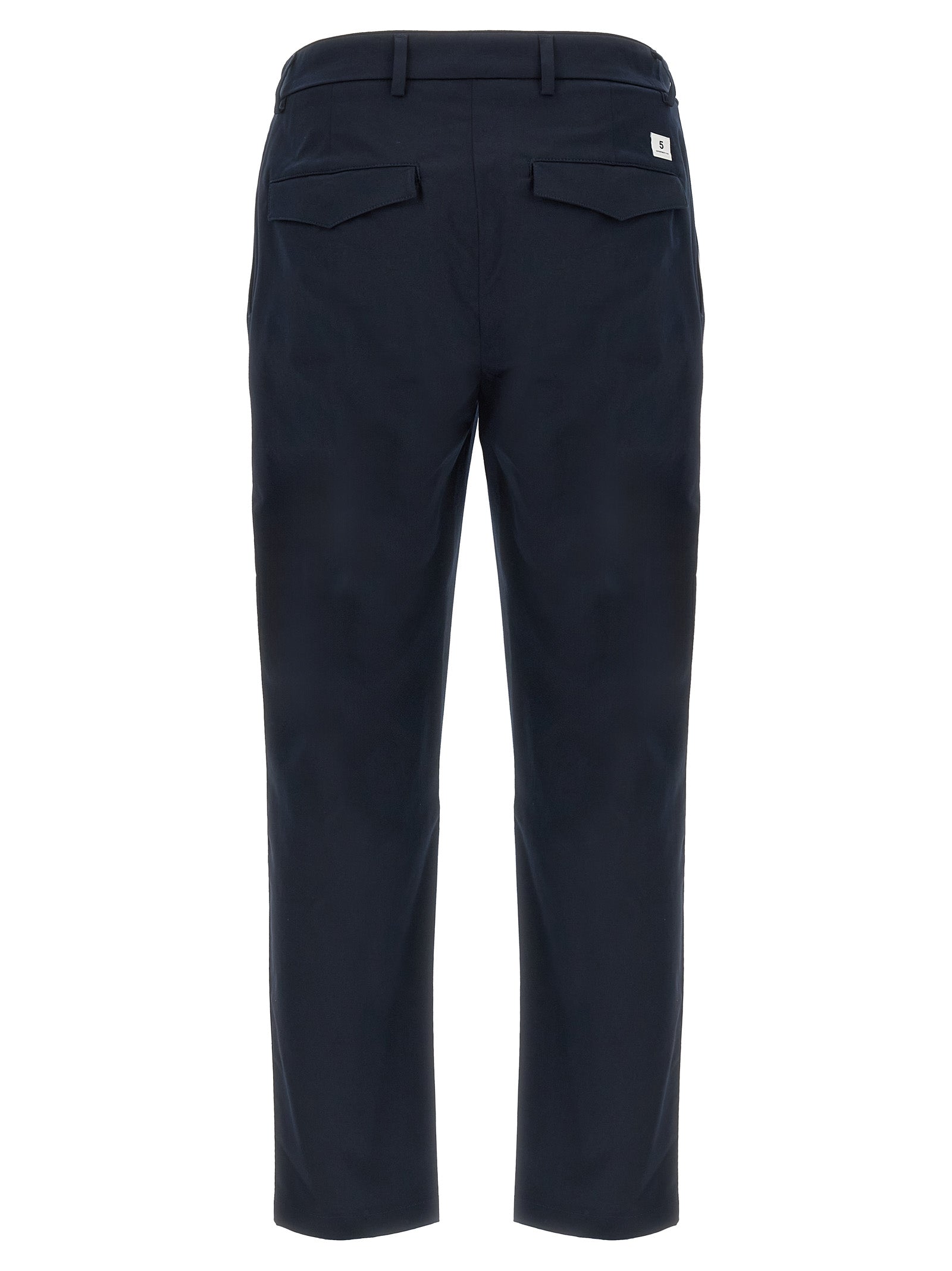 Department 5 Blue Cotton Casual Men's Pants