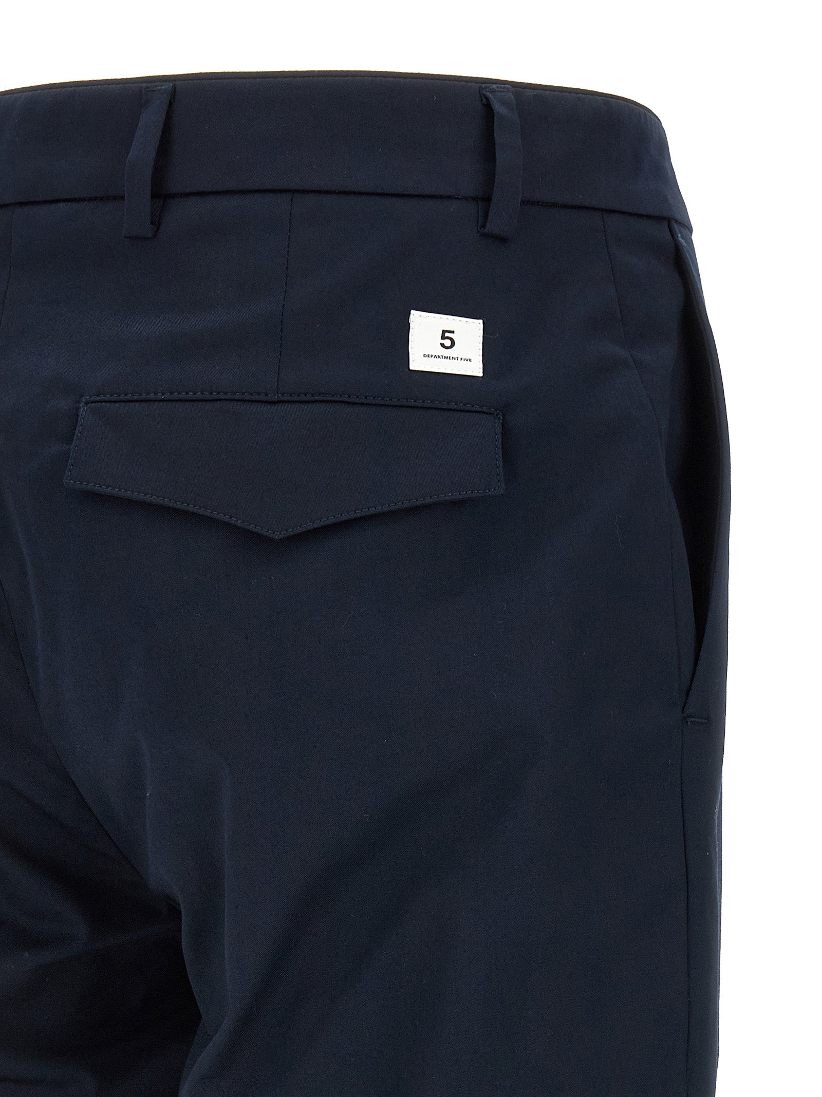 Department 5 Blue Cotton Casual Men's Pants