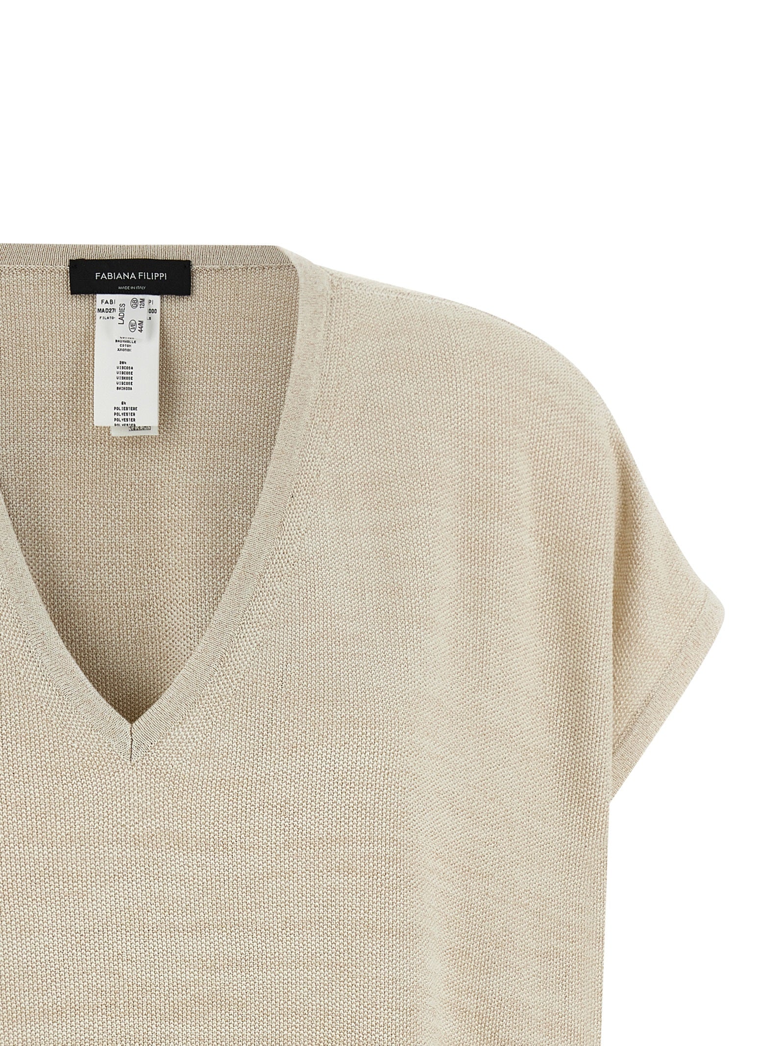 Fabiana Filippi Gold Cotton Women's Cardigan