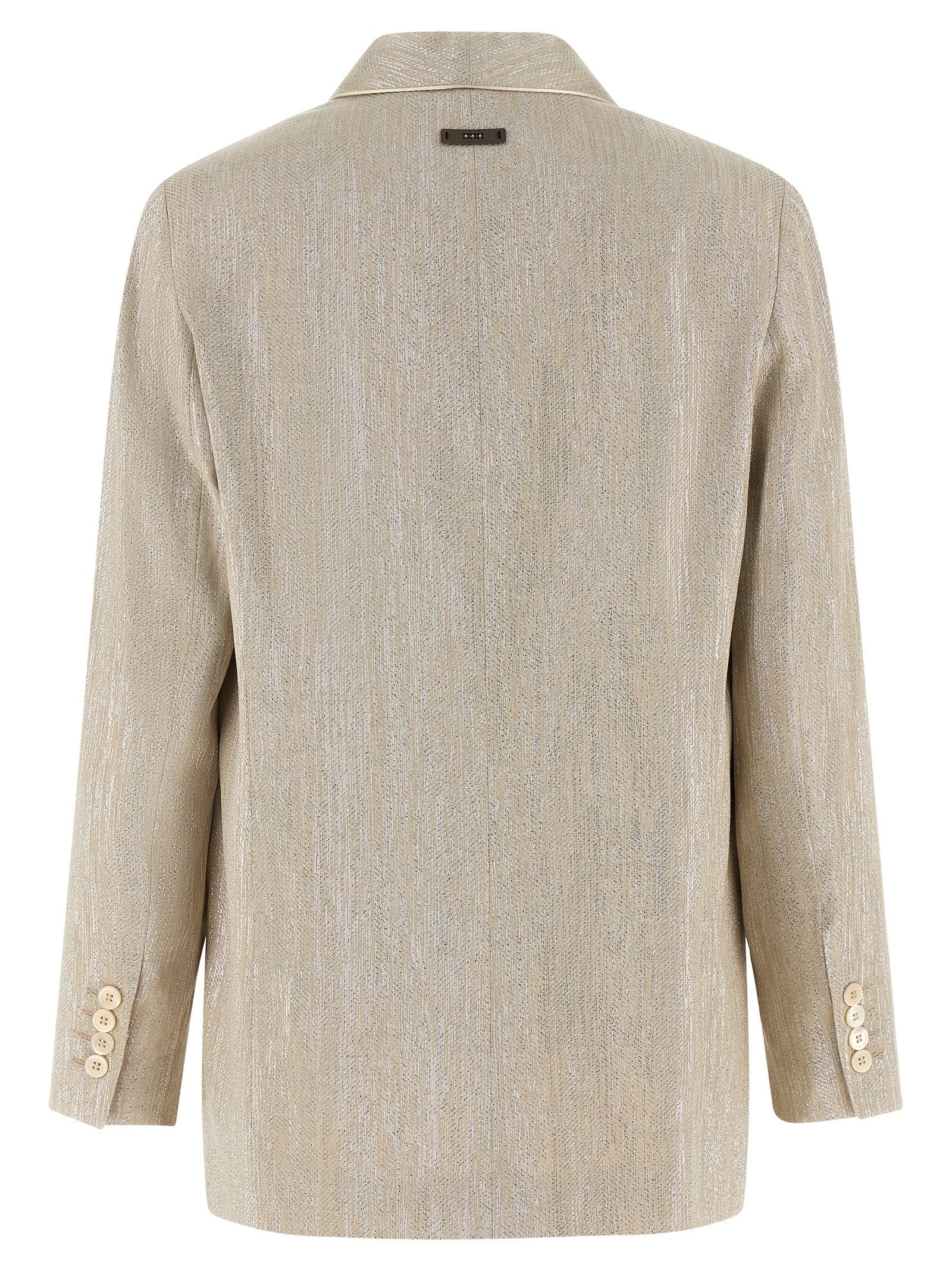 Peserico Beige Viscose Women's Blazer