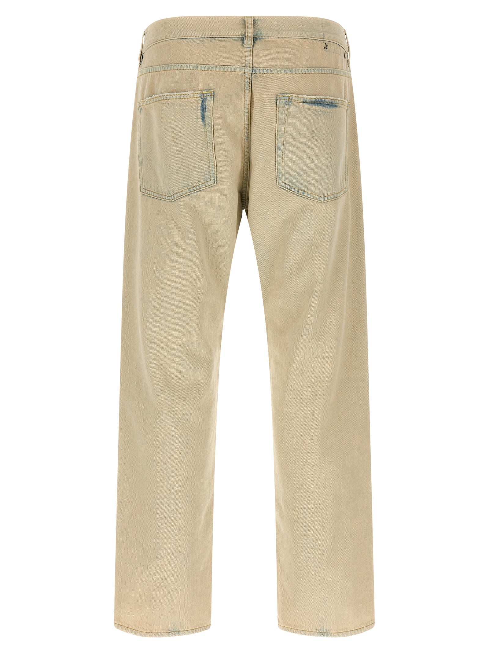 Golden Goose Beige Cotton Jeans Men's Denim