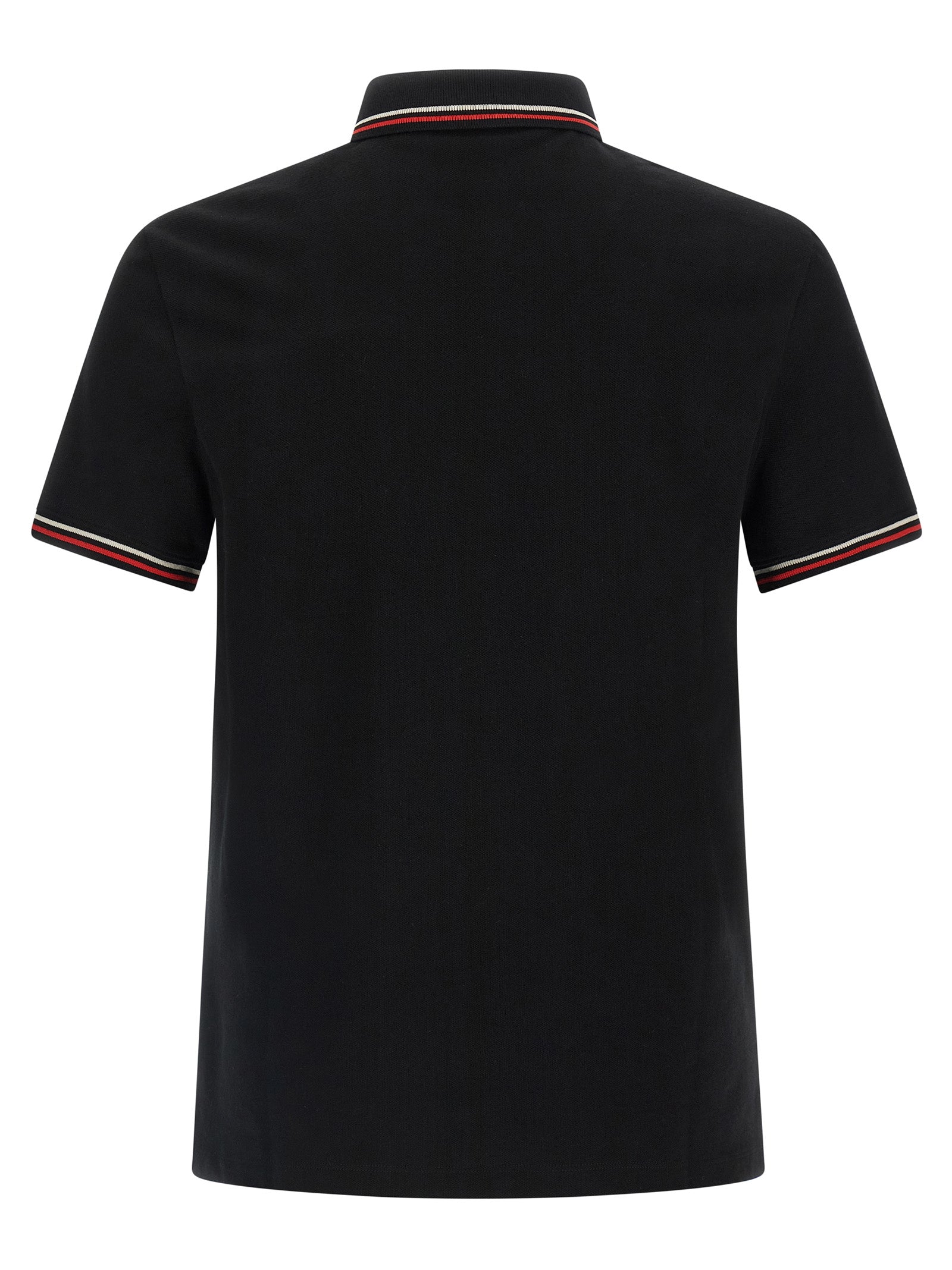 Valentino Garavani Black Cotton Polo Men's Shirt