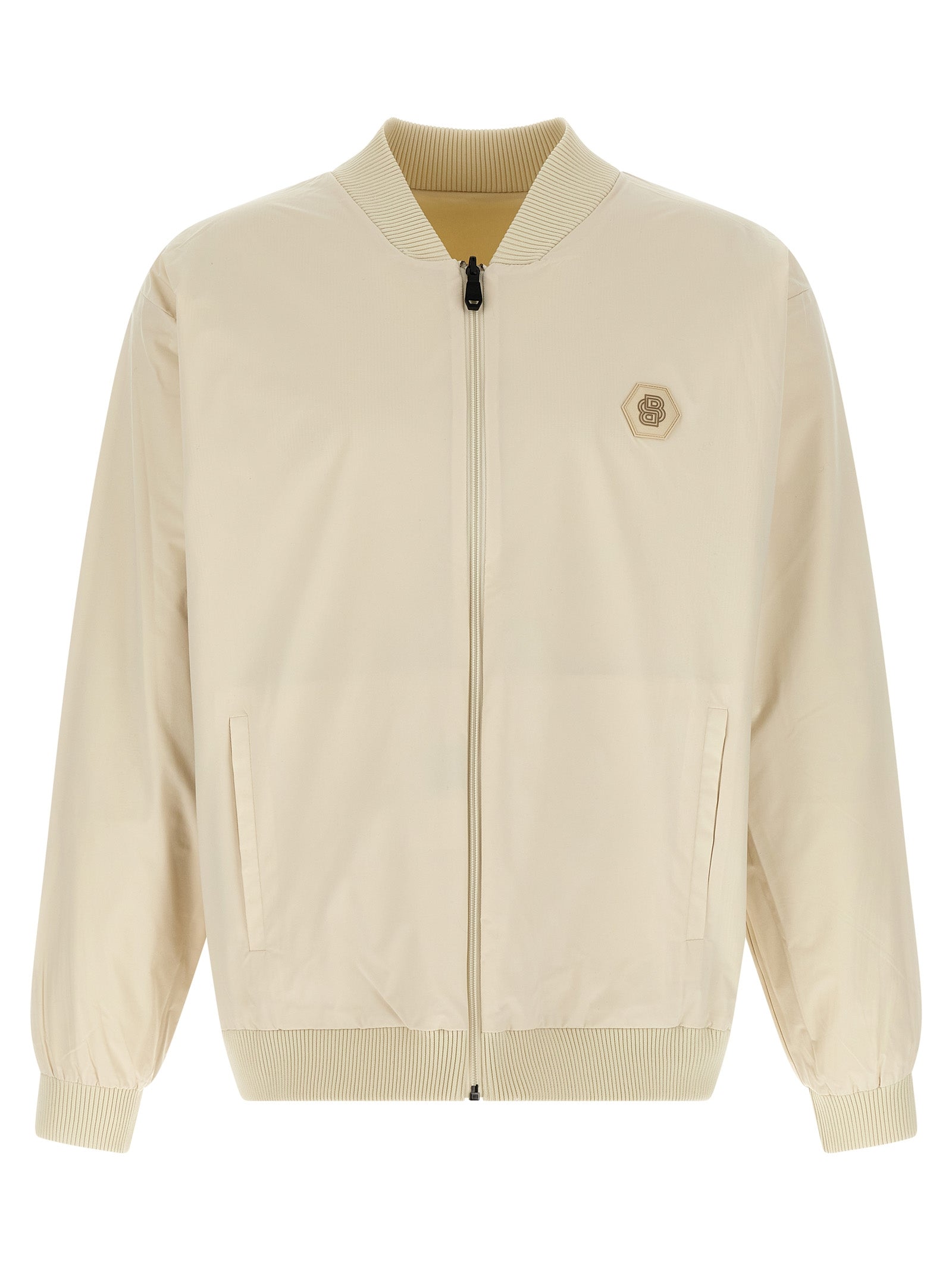 Hugo Boss Beige Polyamide Men's Bomber
