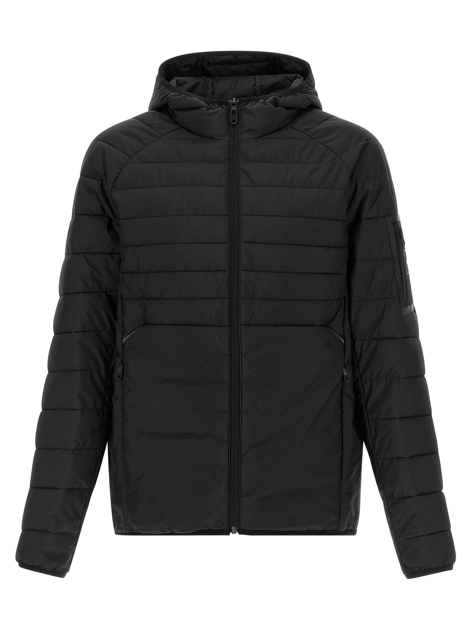 Hugo Boss Black Polyester Full-Length Men's Jacket